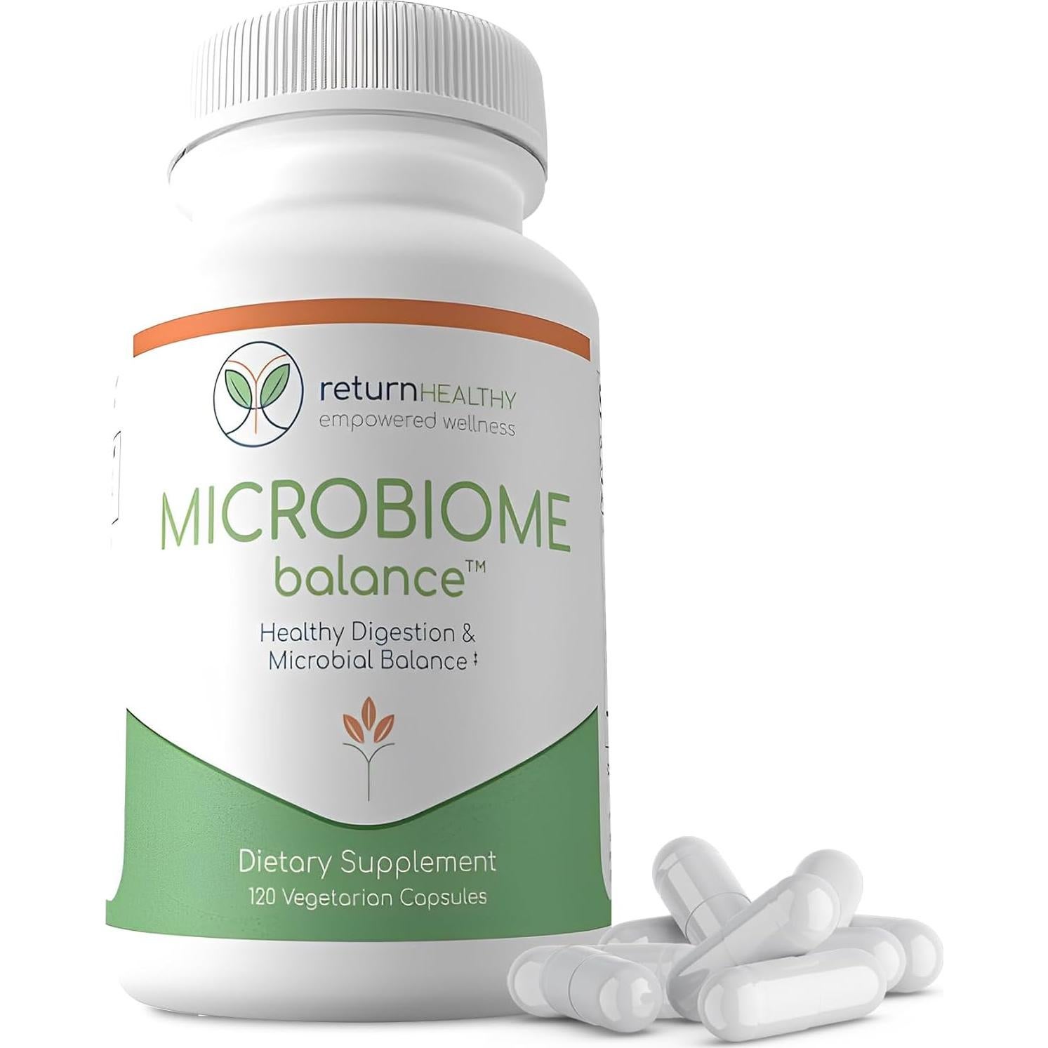 Suplemento Digestivo Equilibrio del Microbioma - 120 Cápsulas