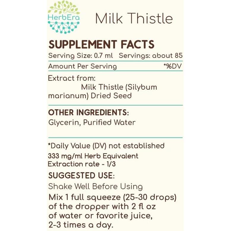Extracto de Cardo Mariano HerbEra B60 59 ml - Sin Alcohol