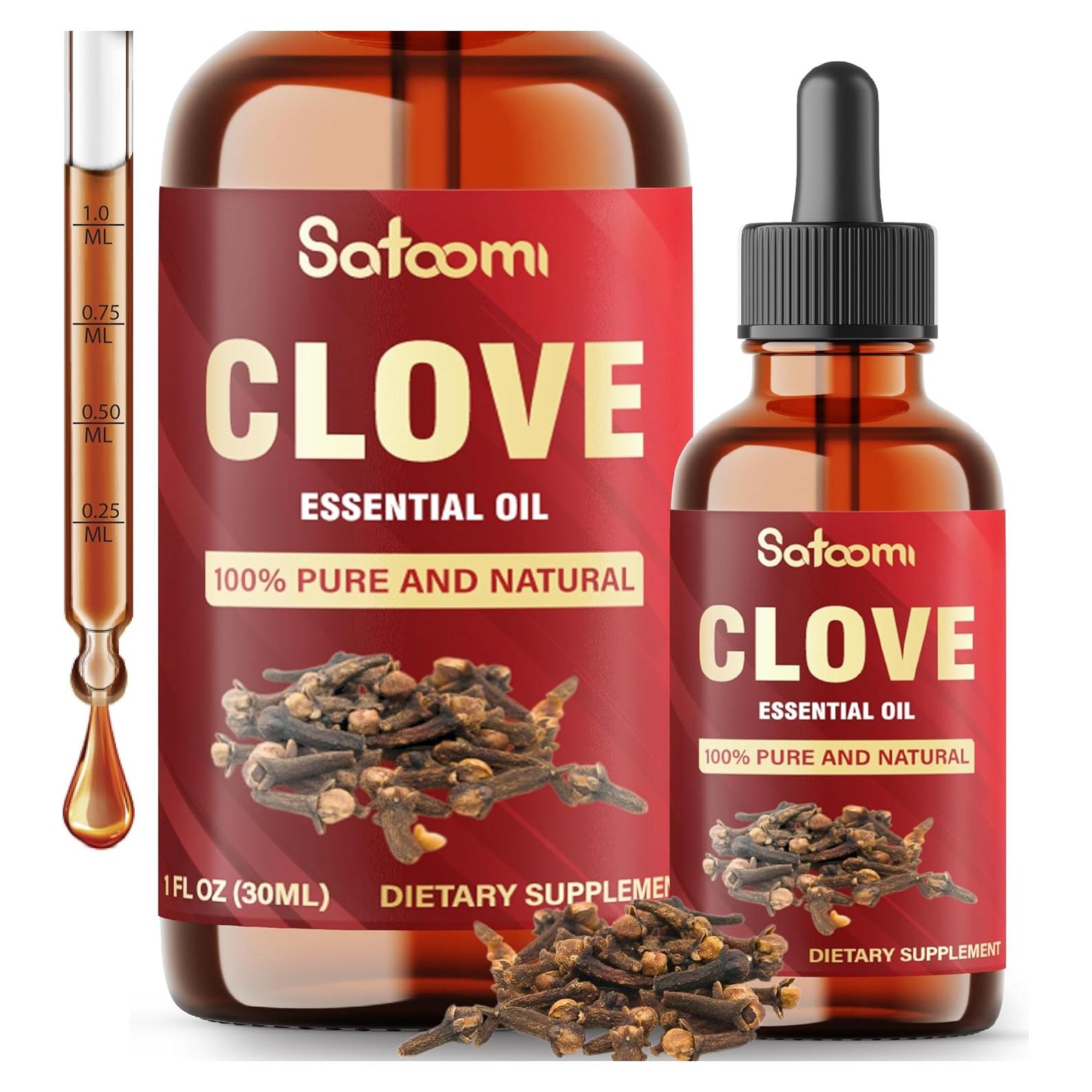 Aceite Esencial de Clavo Satoomi 30 ml - Cuidado Oral y Piel