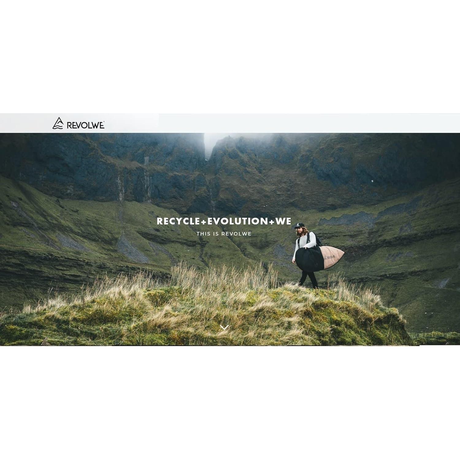 Leash de Surf REVOLWE 2.44m Material Reciclado Alta Resistencia