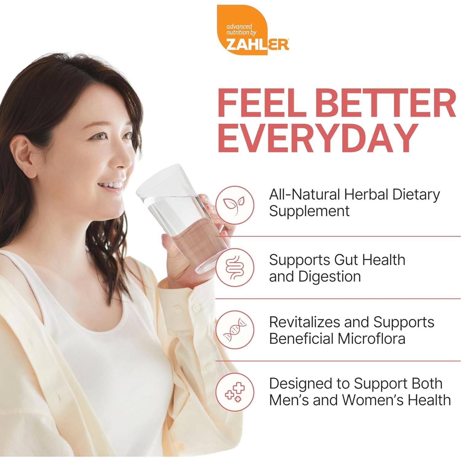 Cápsulas ParaGuard Zahler - Suplemento Digestivo 30 Unidades