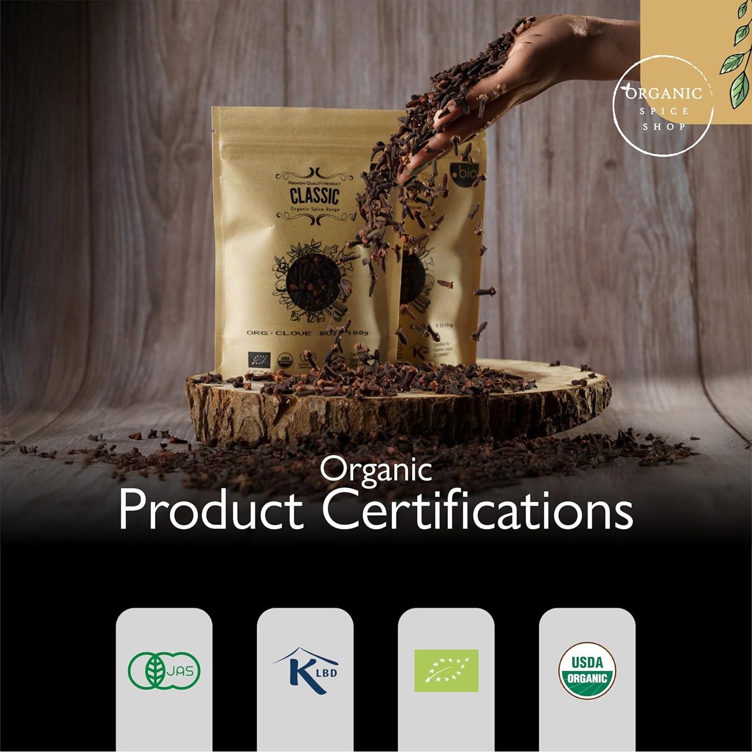 Clavo de Olor Orgánico Entero Tienda de Especias 200g