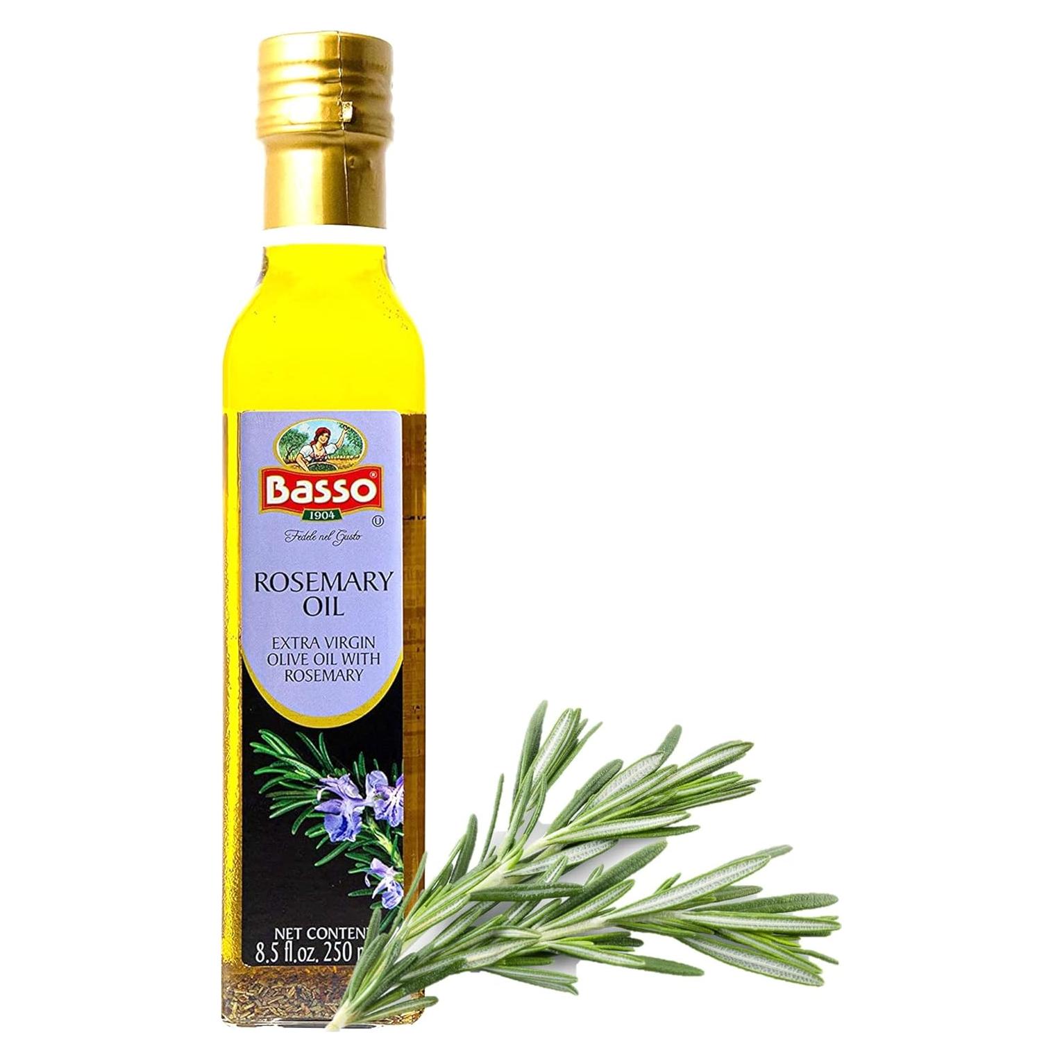 Aceite de Oliva Extra Virgen Infundido Romero BASSO 1904 250ml