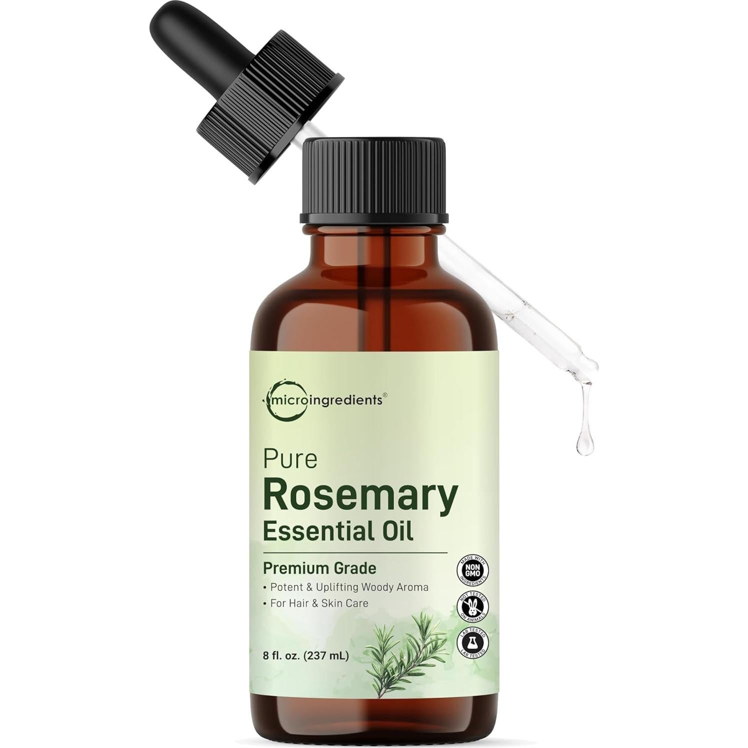 Aceite Esencial de Romero Micro Ingredients 236.6 ml Puro Natural