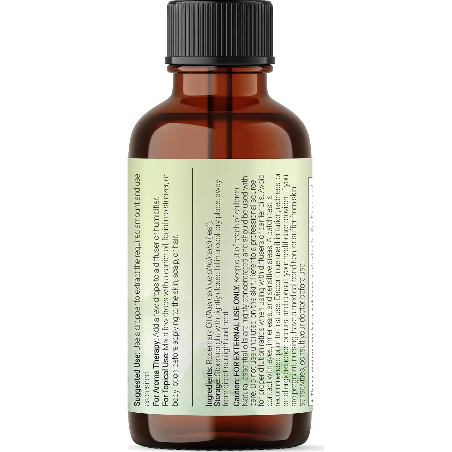 Aceite Esencial de Romero Micro Ingredients 236.6 ml Puro Natural