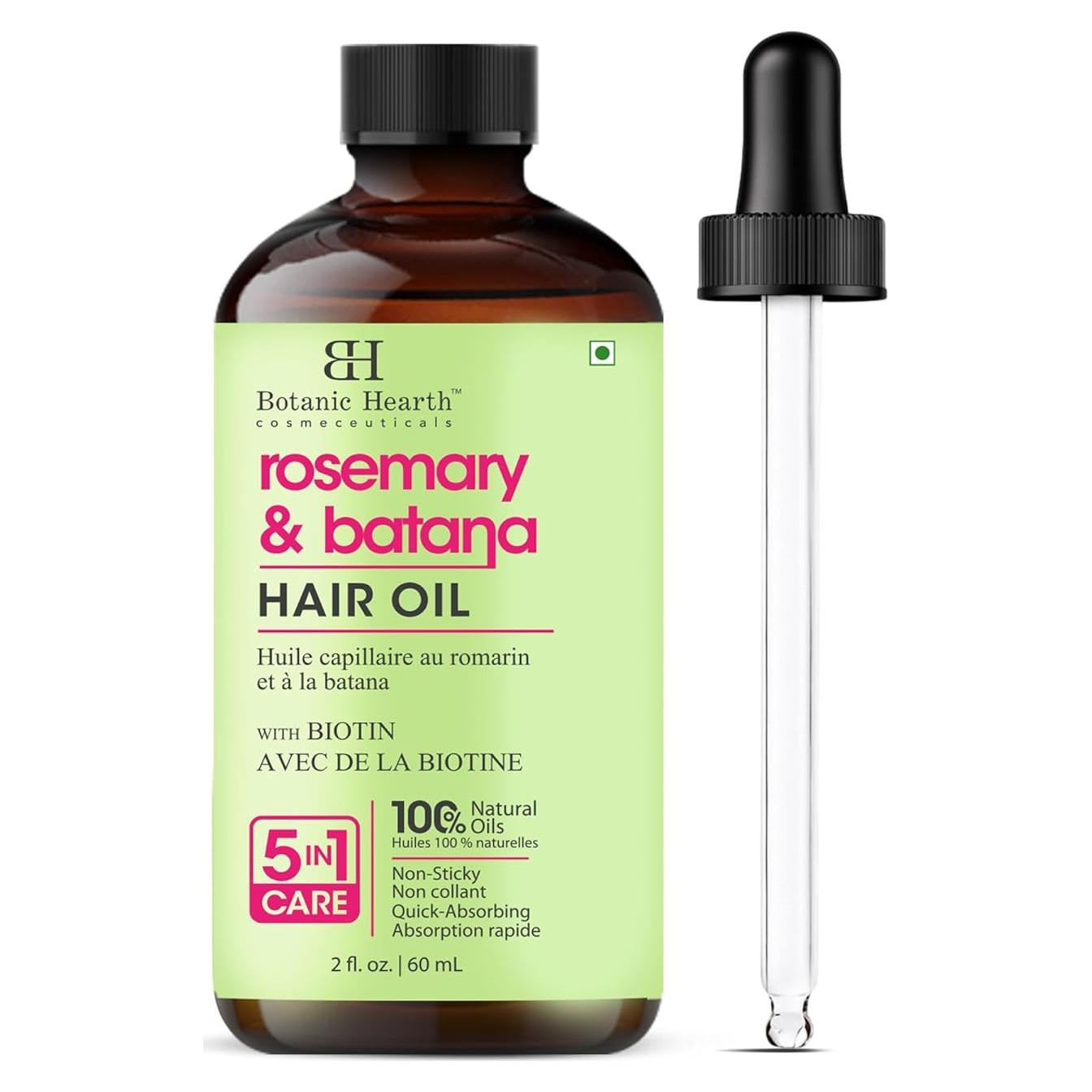 Aceite de Romero 100% Puro Botanic Hearth 59 ml - Crecimiento Cabello