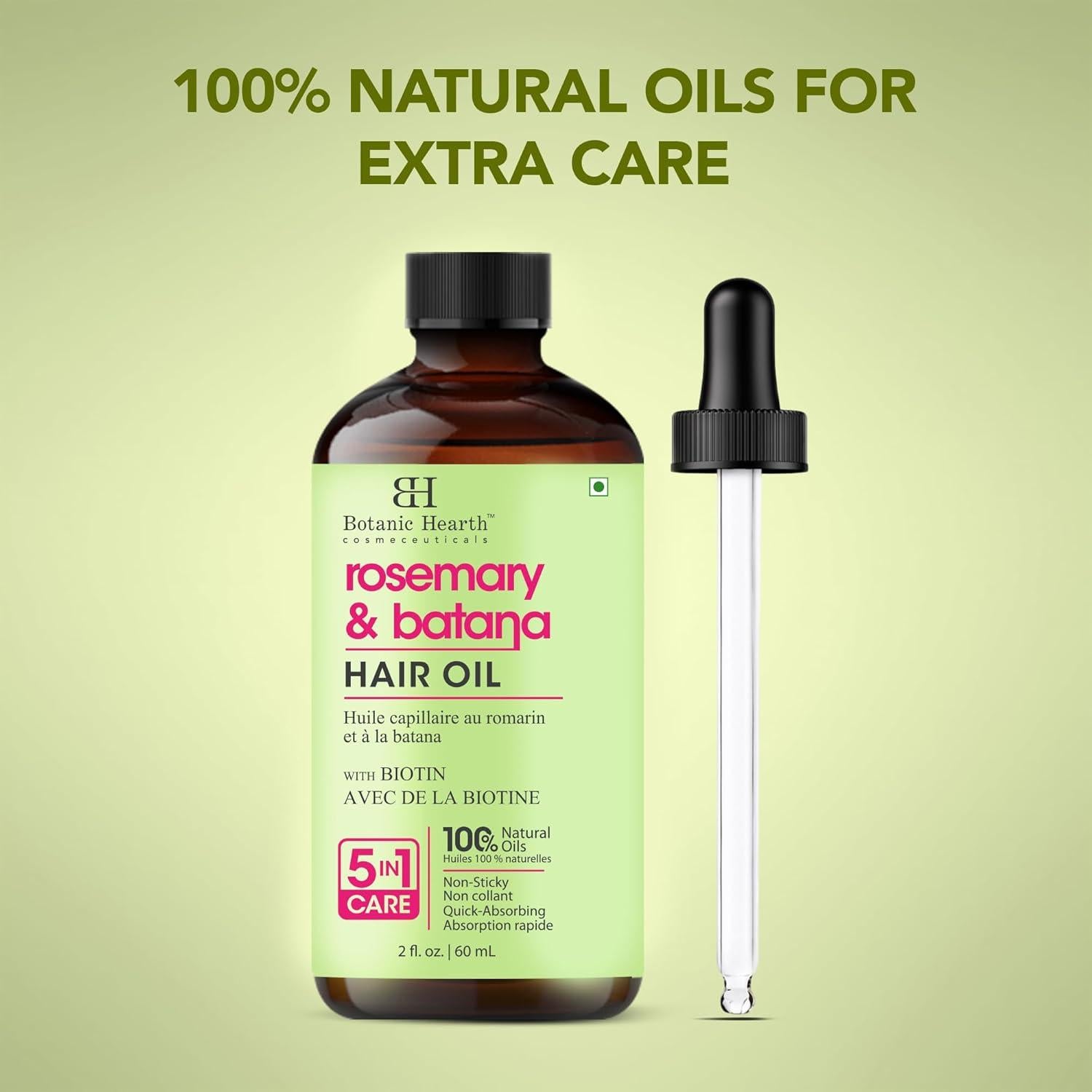 Aceite de Romero 100% Puro Botanic Hearth 59 ml - Crecimiento Cabello