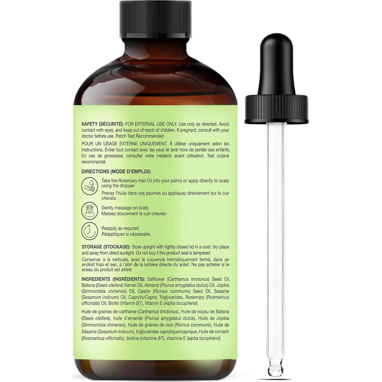 Aceite de Romero 100% Puro Botanic Hearth 59 ml - Crecimiento Cabello