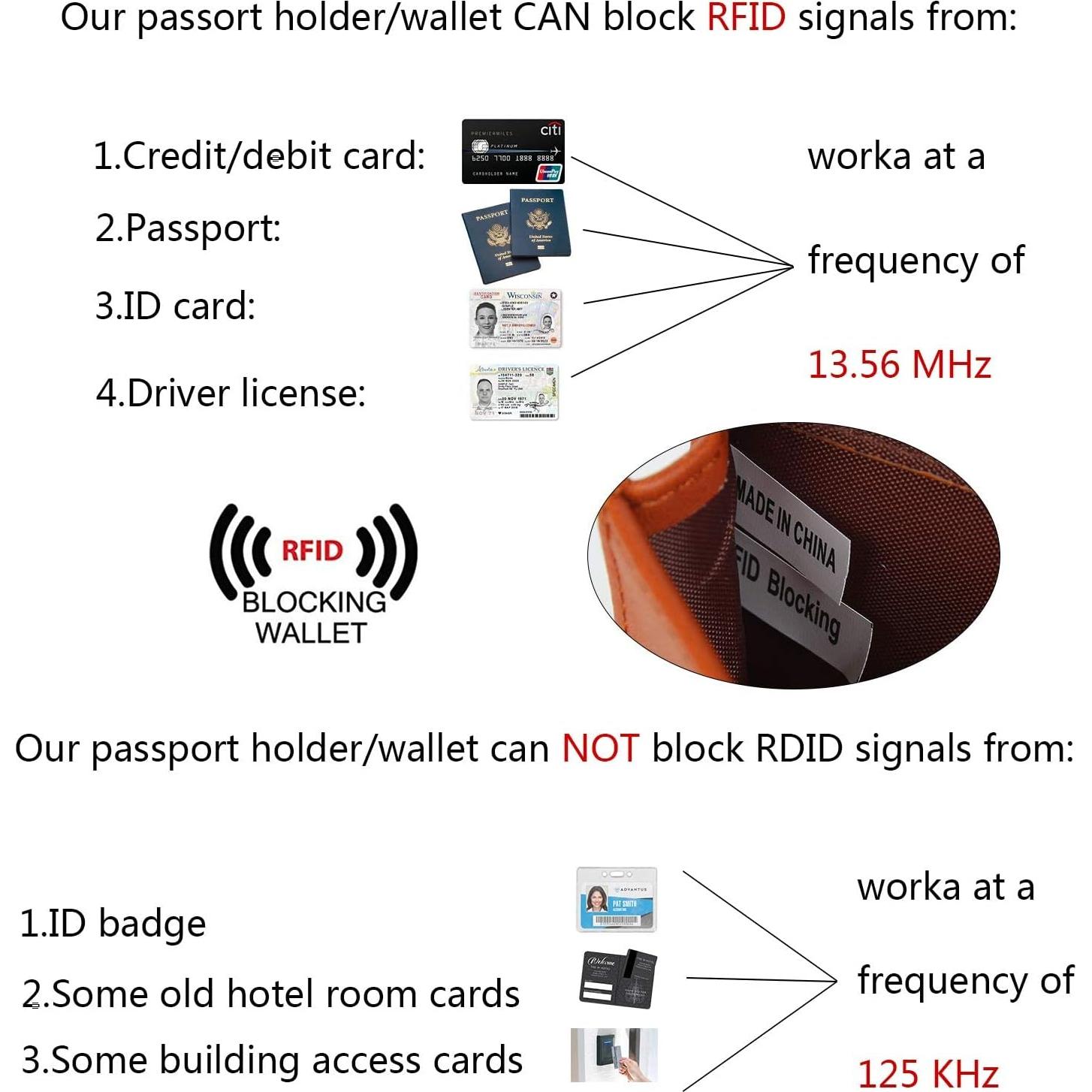 Billetera de Cuero Genuino YALUXE con Bloqueo RFID
