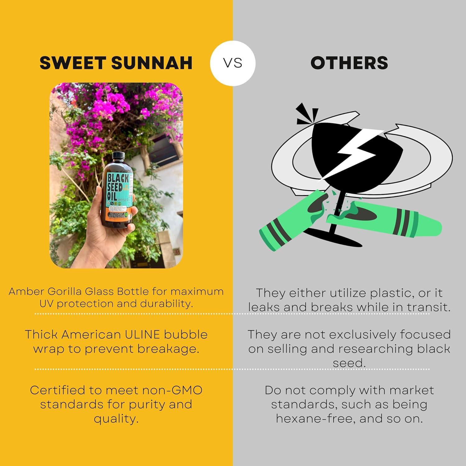 Aceite de Semilla Negra 236 ml Sweet Sunnah - Prensado en Frío