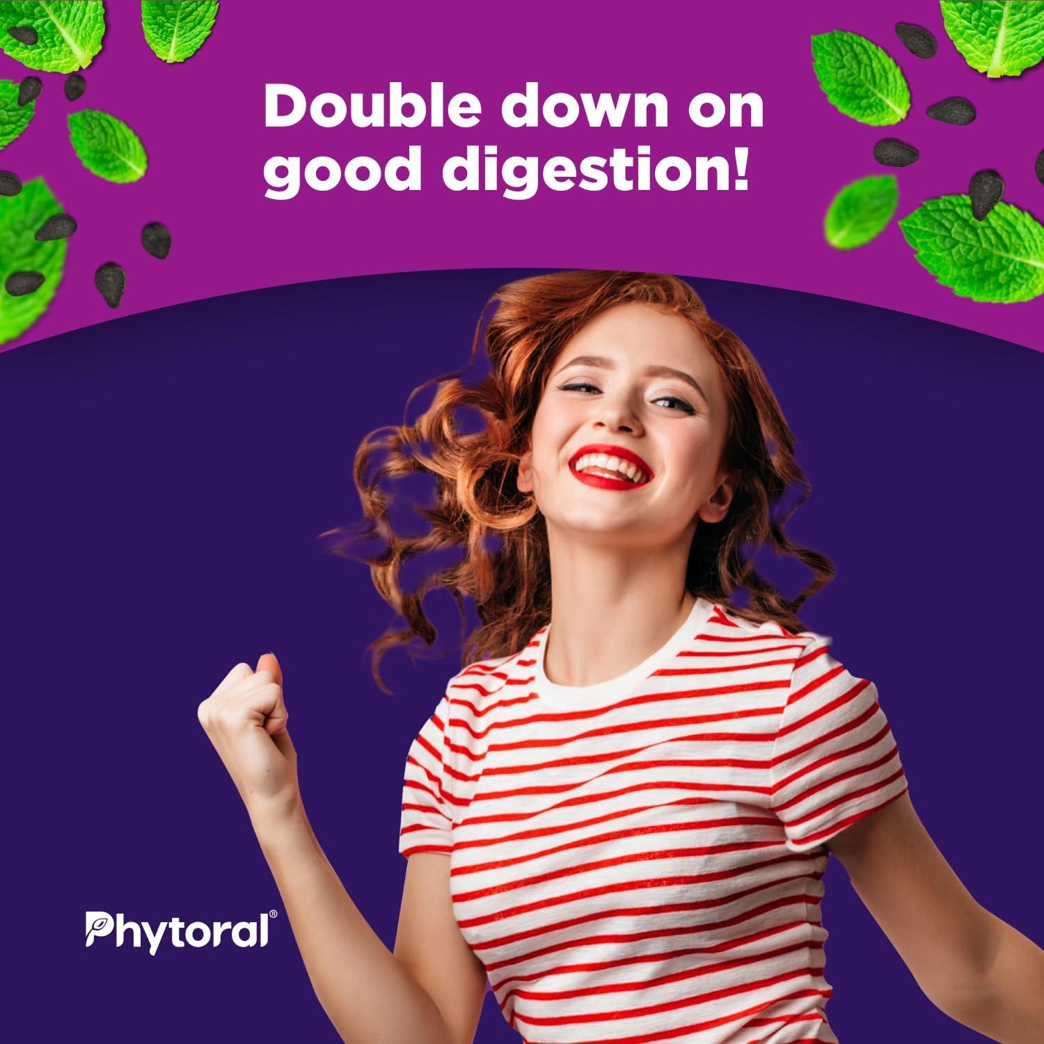 Cápsulas de Aceite de Semilla Negra Phytoral 100% Puras 59g