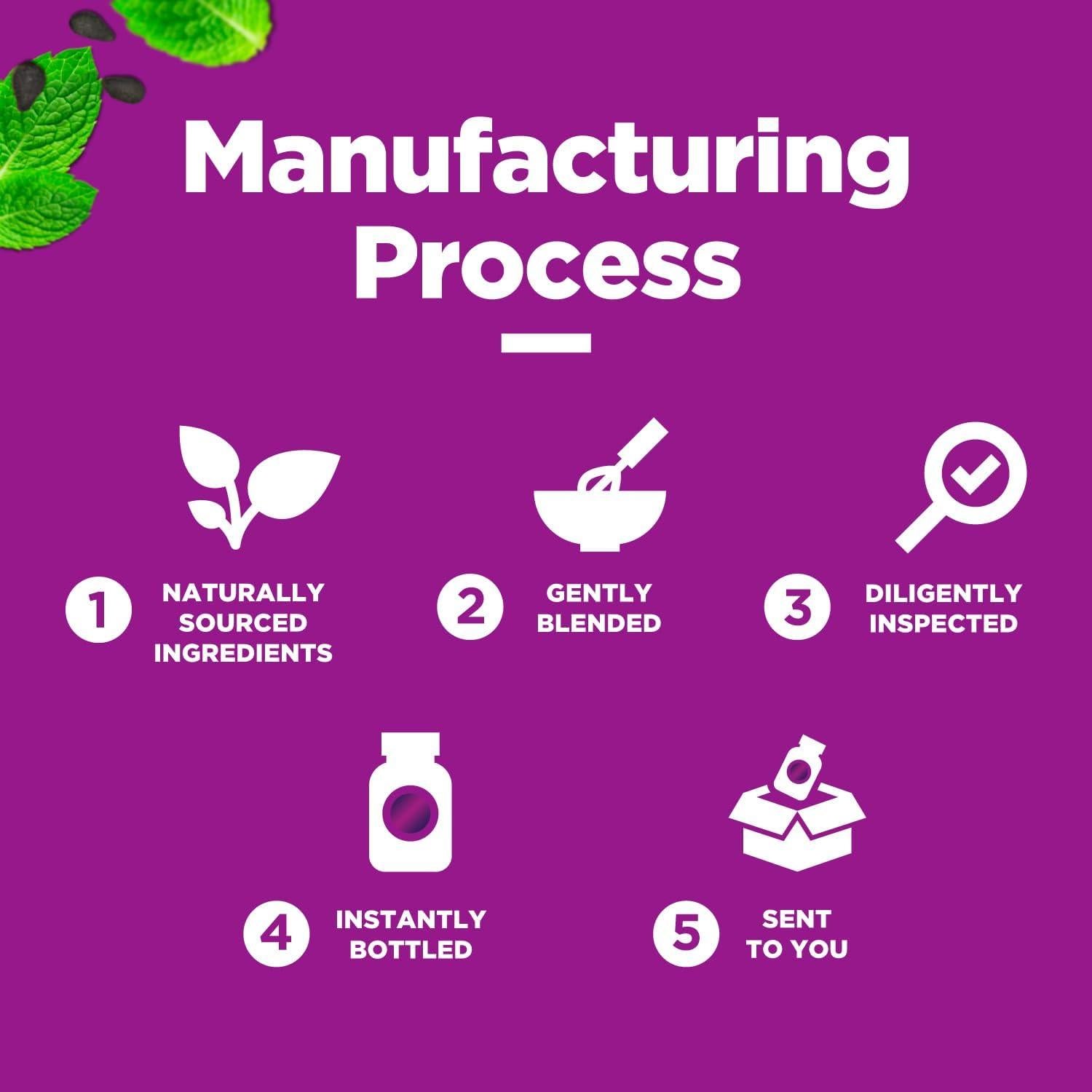 Cápsulas de Aceite de Semilla Negra Phytoral 100% Puras 59g