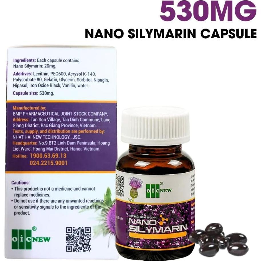 Nano Silymarin 60 Cápsulas - Soporte Hepático Avanzado