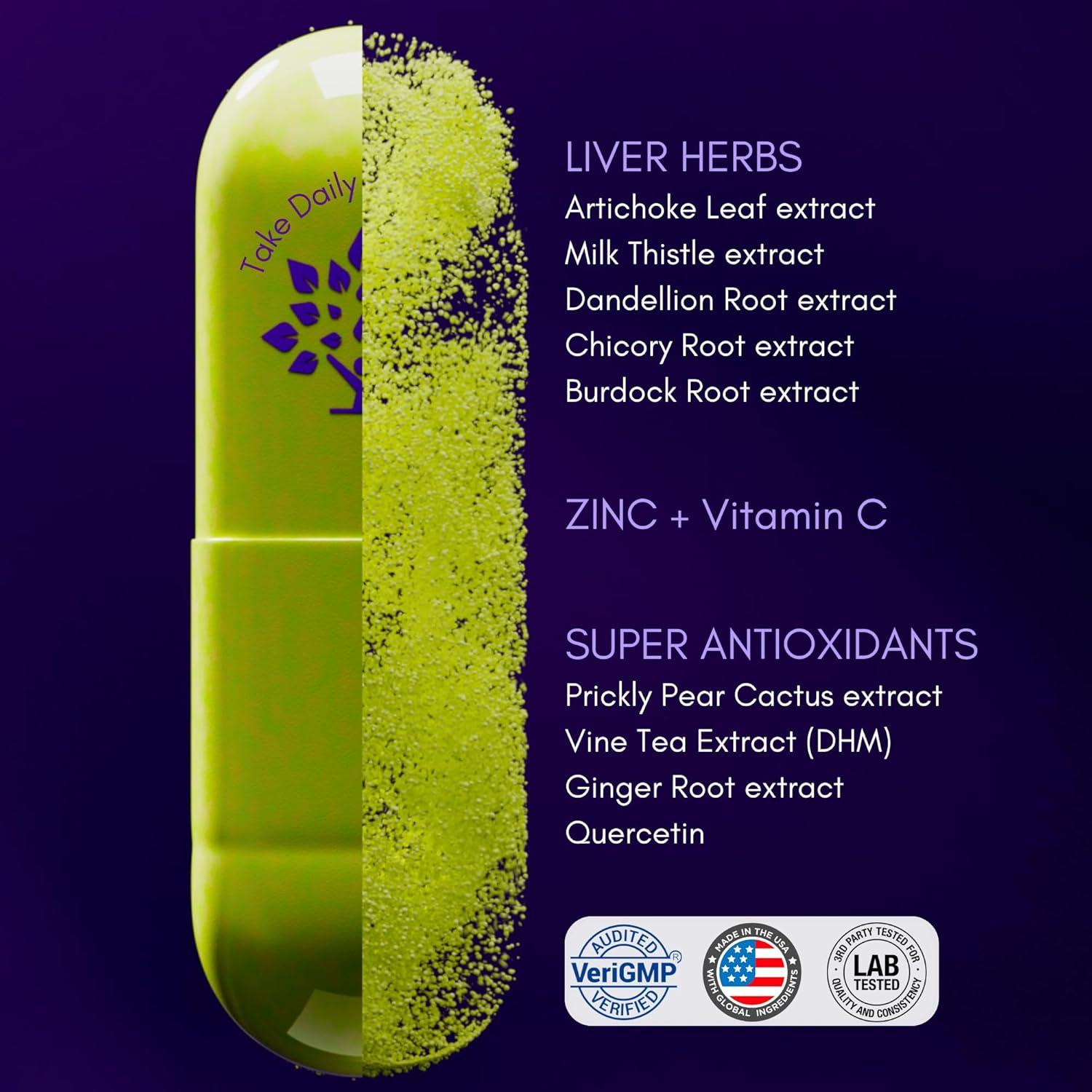 Suplemento Hepático Purple Tree | 60 Cápsulas Veganas