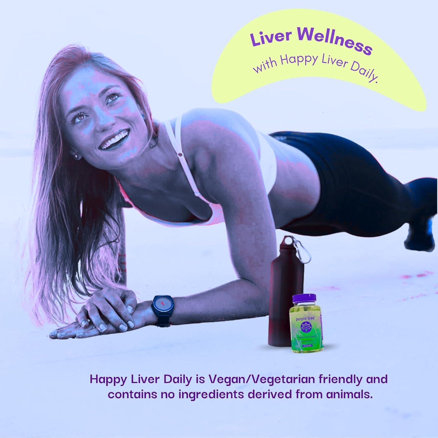 Suplemento Hepático Purple Tree | 60 Cápsulas Veganas