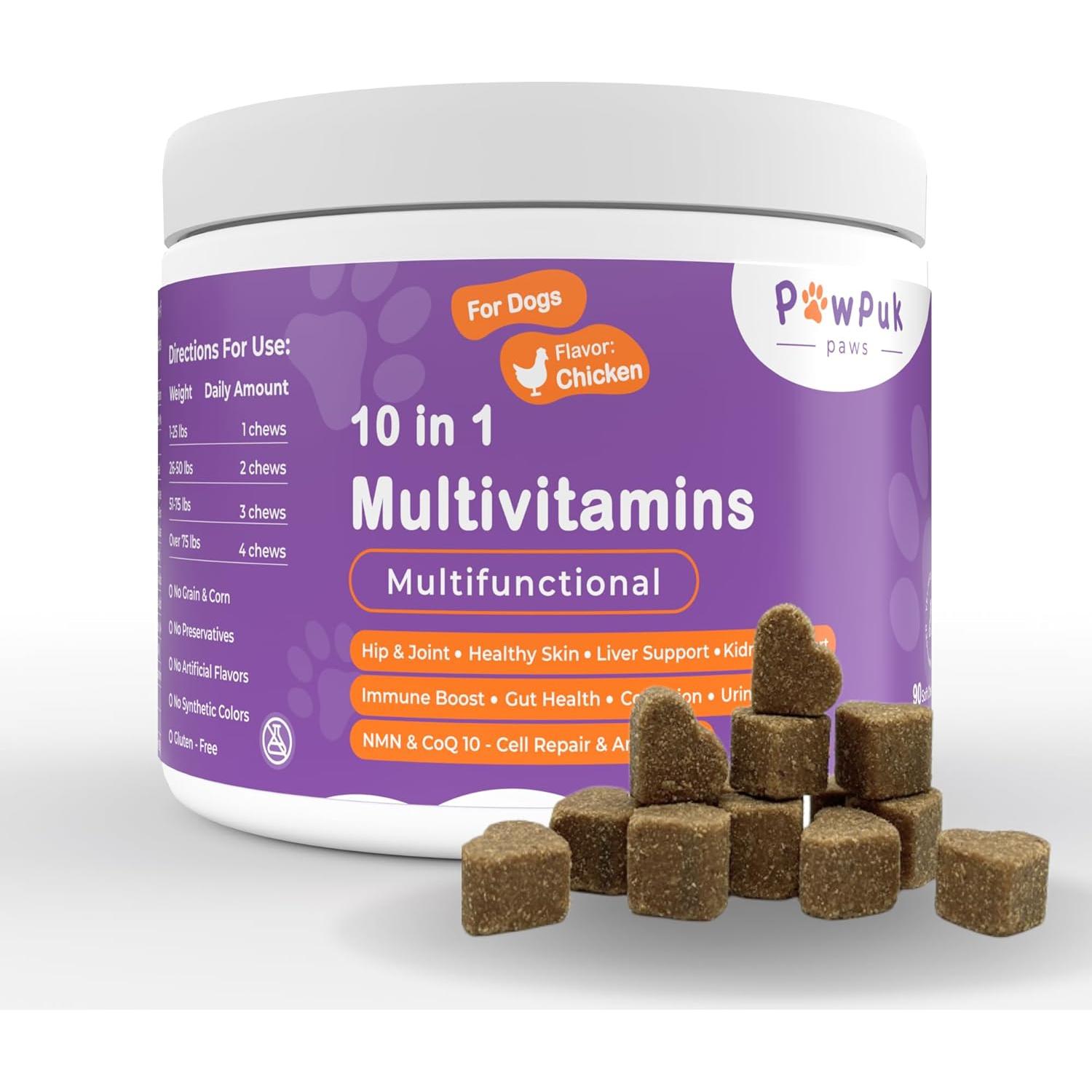 Suplemento Multifuncional para Perros PawPuk Paws - Salud y Bienestar