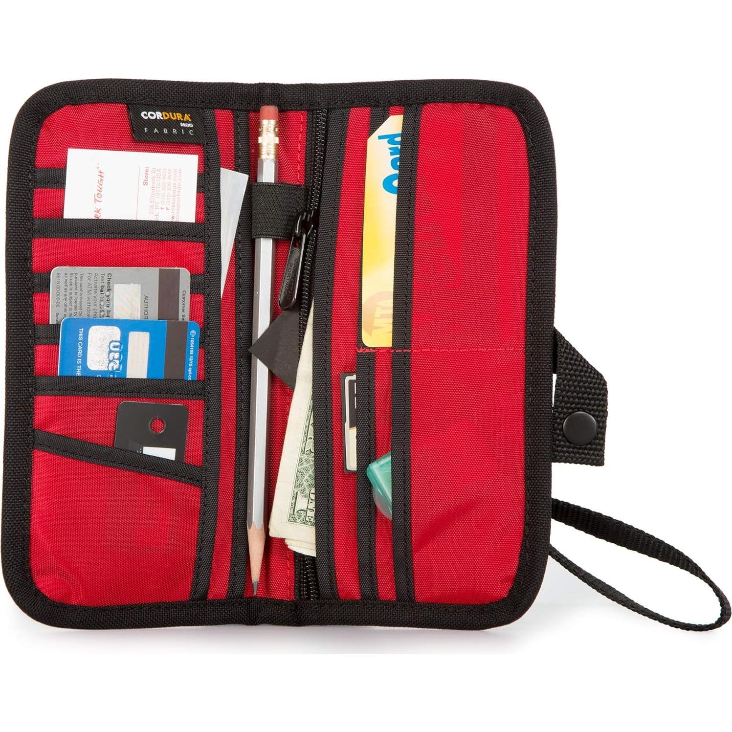 Billetera Oliva Manhattan Portage 13 bolsillos CORDURA