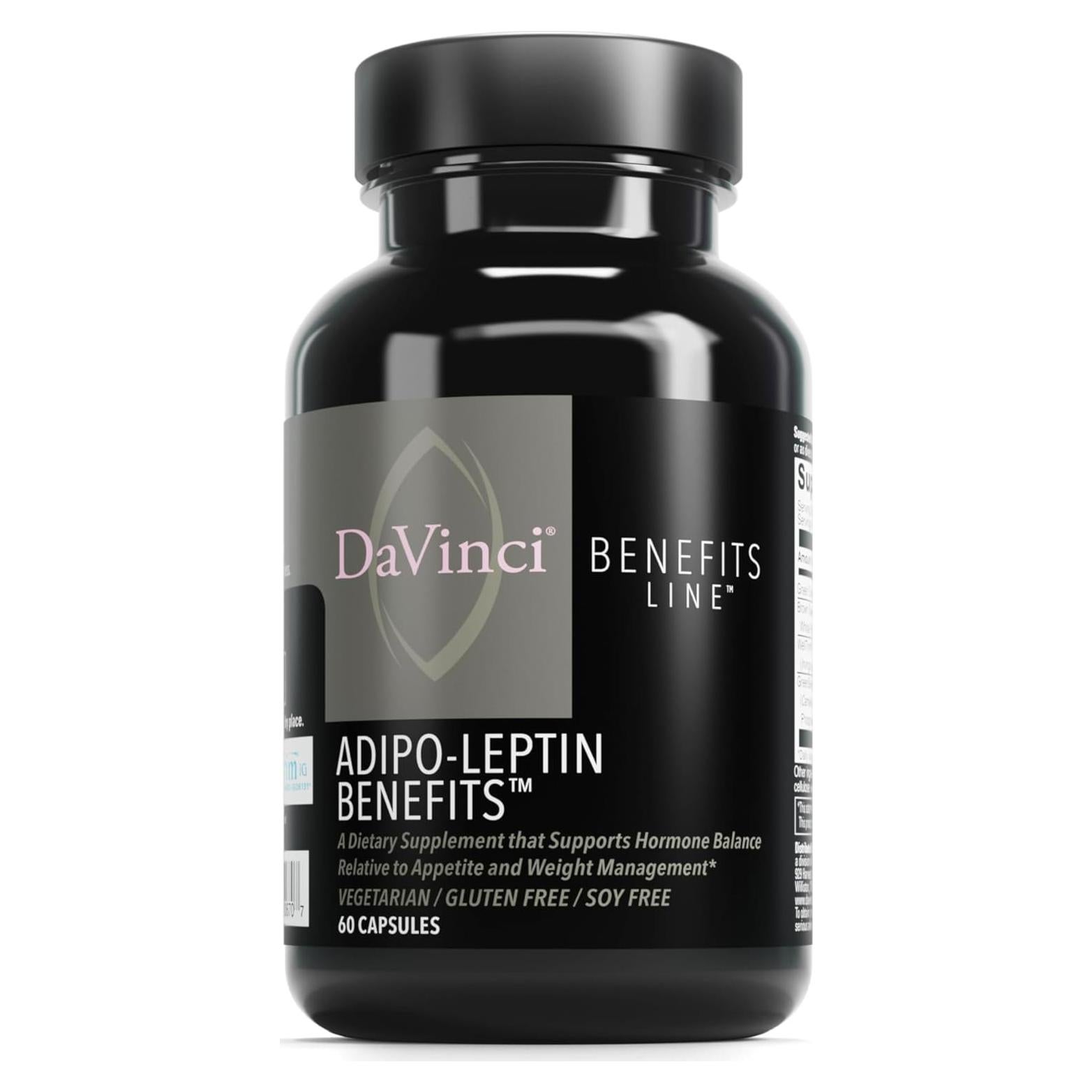 Suplemento Dietético Adipo-Leptina DAVINCI Labs - 60 Cápsulas Vegetarianas