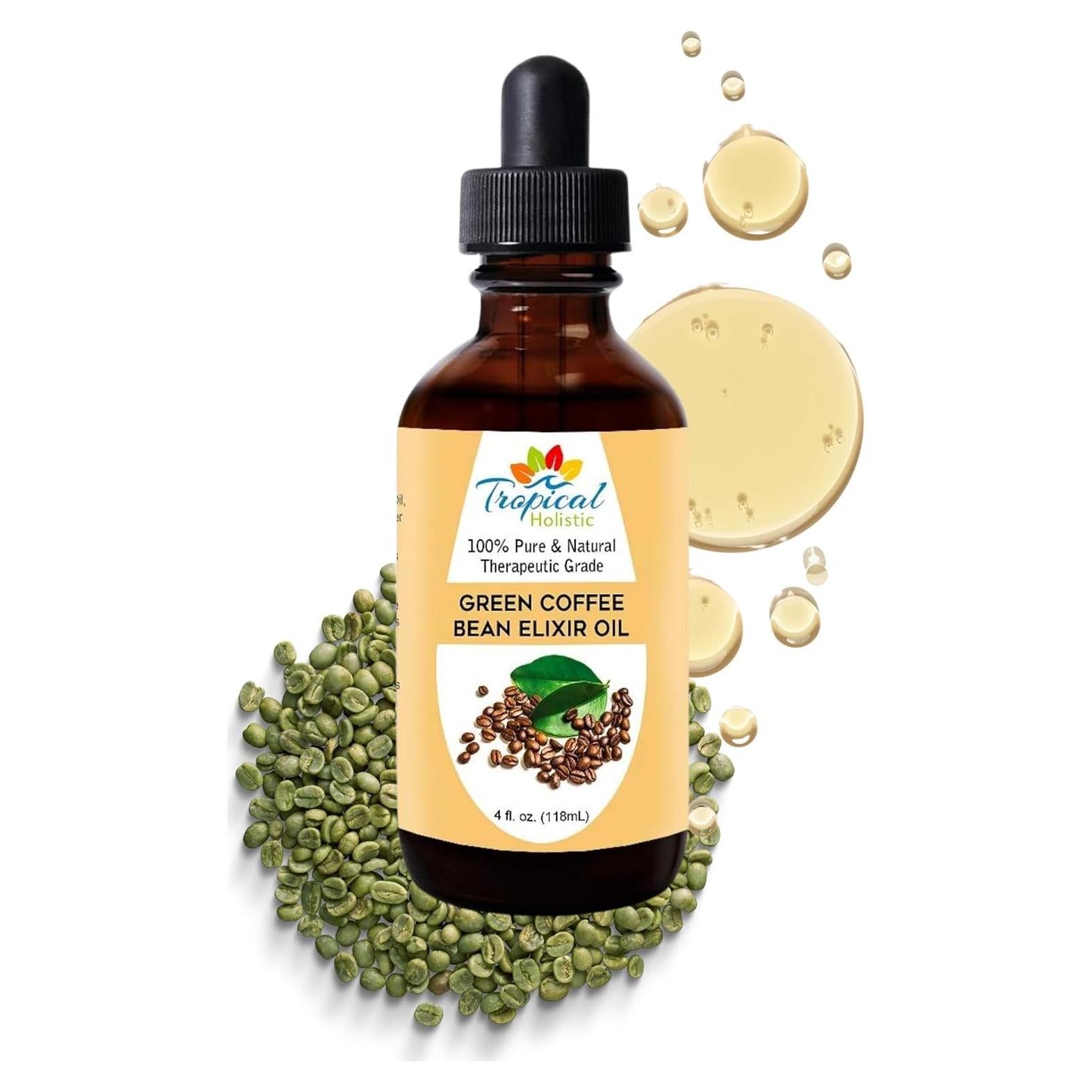 Aceite de Grano de Café Verde Tropical Holistic 118 ml - 100% Puro