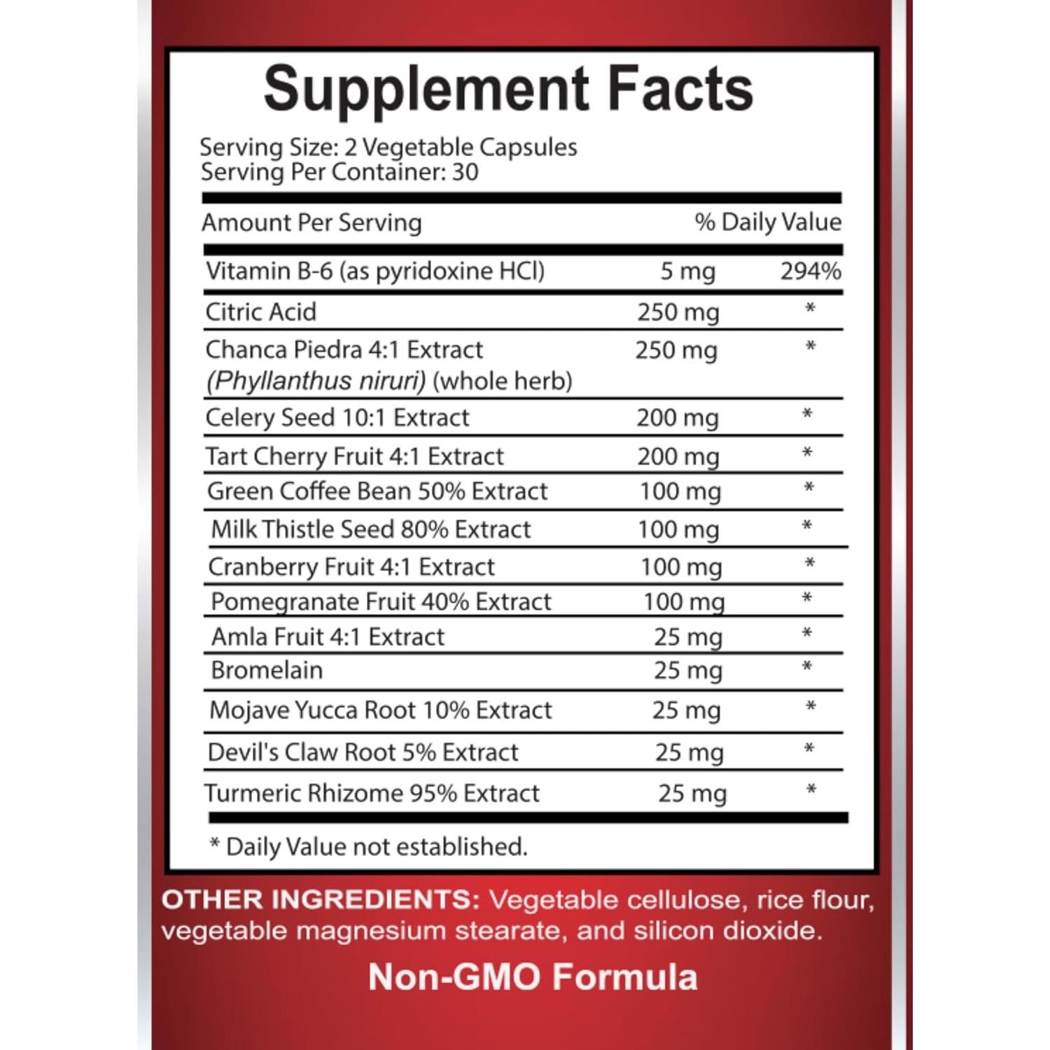 Suplemento Natural de Ácido Úrico Vitalabs - 85g