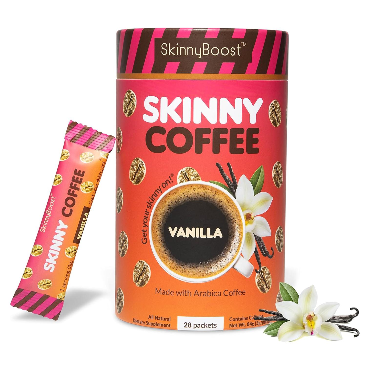 Café Instantáneo Skinny Boost Vainilla 139.5g - Sin Azúcar