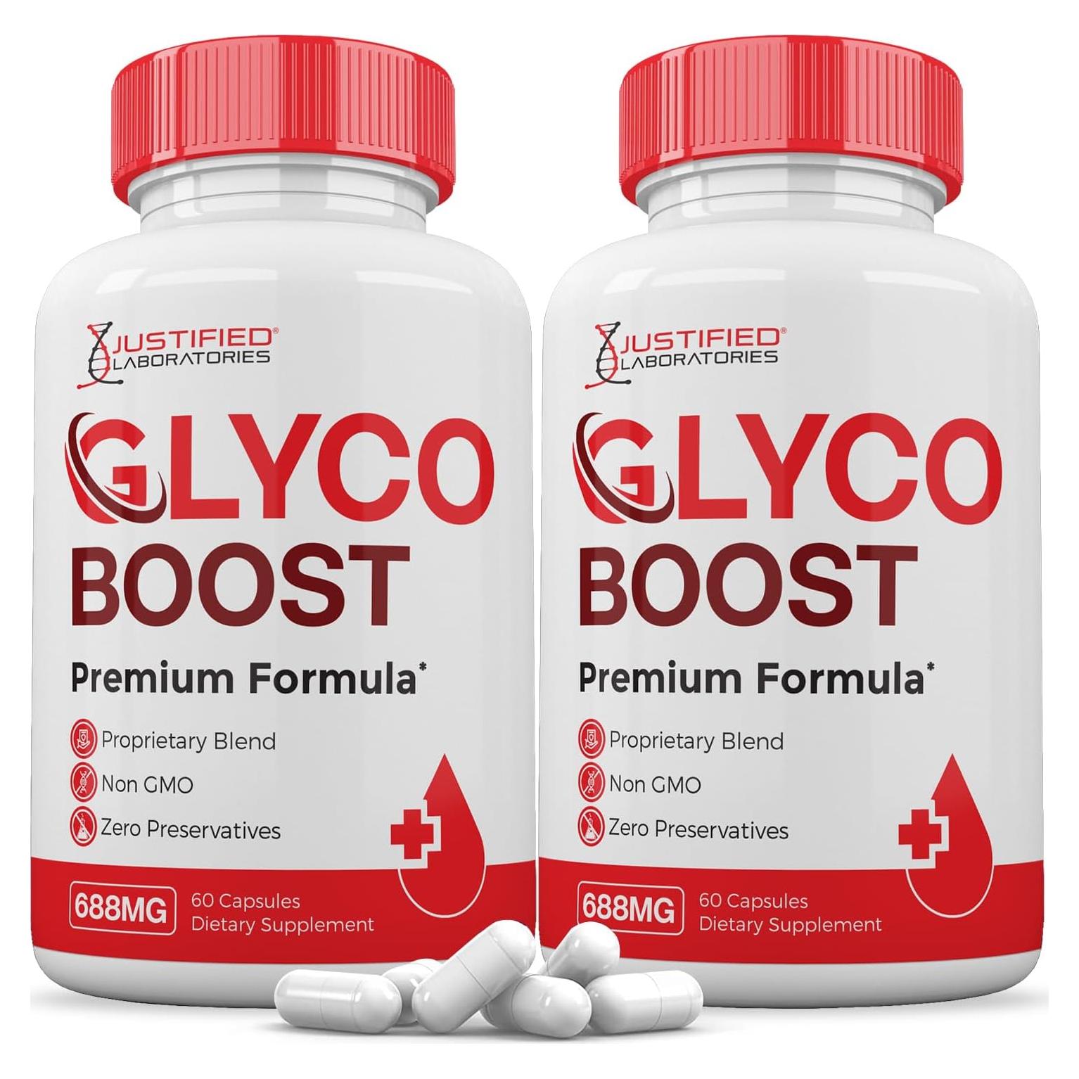 Glyco Boost 688mg - Pastillas Premium de Soporte Glucógeno 60 Cápsulas