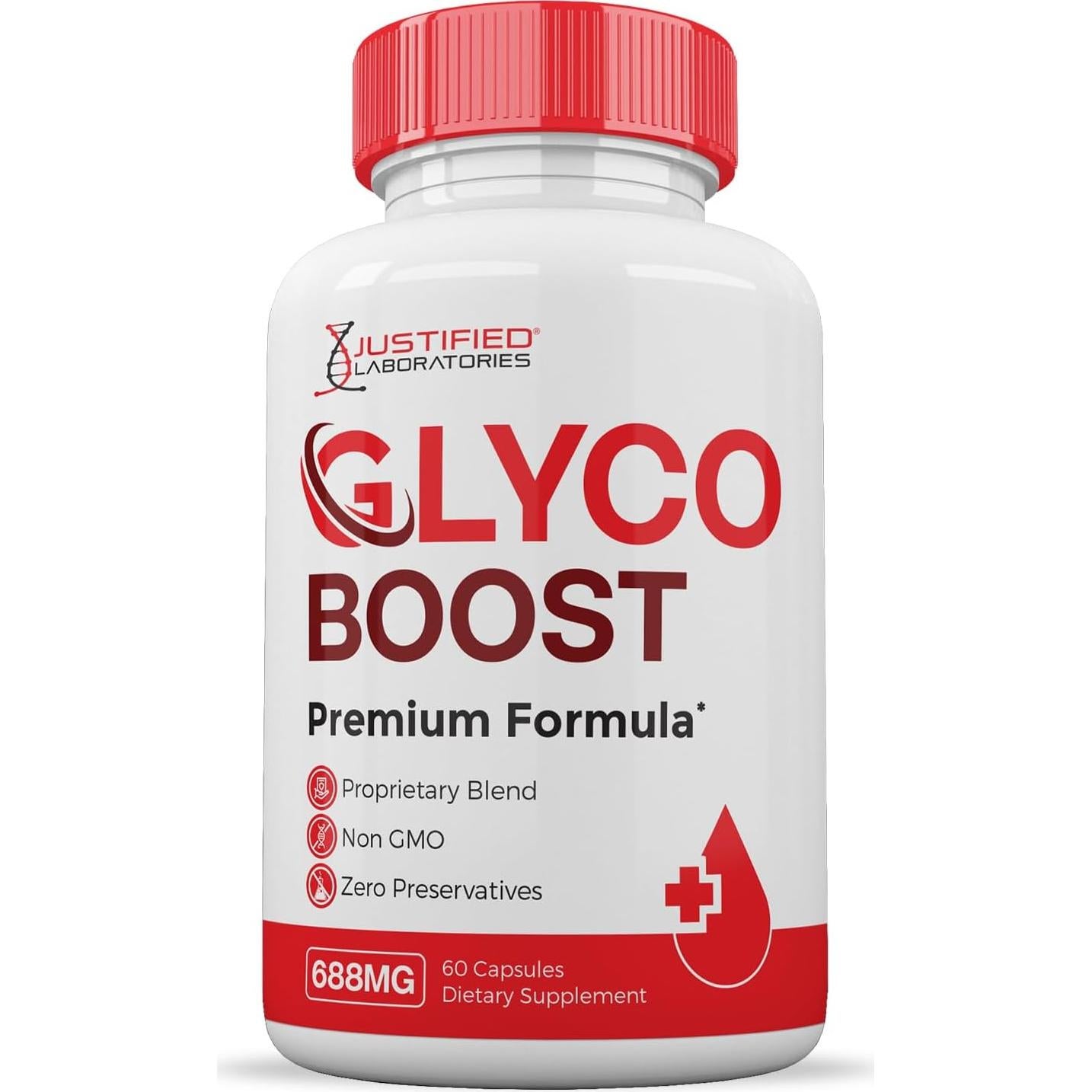 Glyco Boost 688mg - Pastillas Premium de Soporte Glucógeno 60 Cápsulas