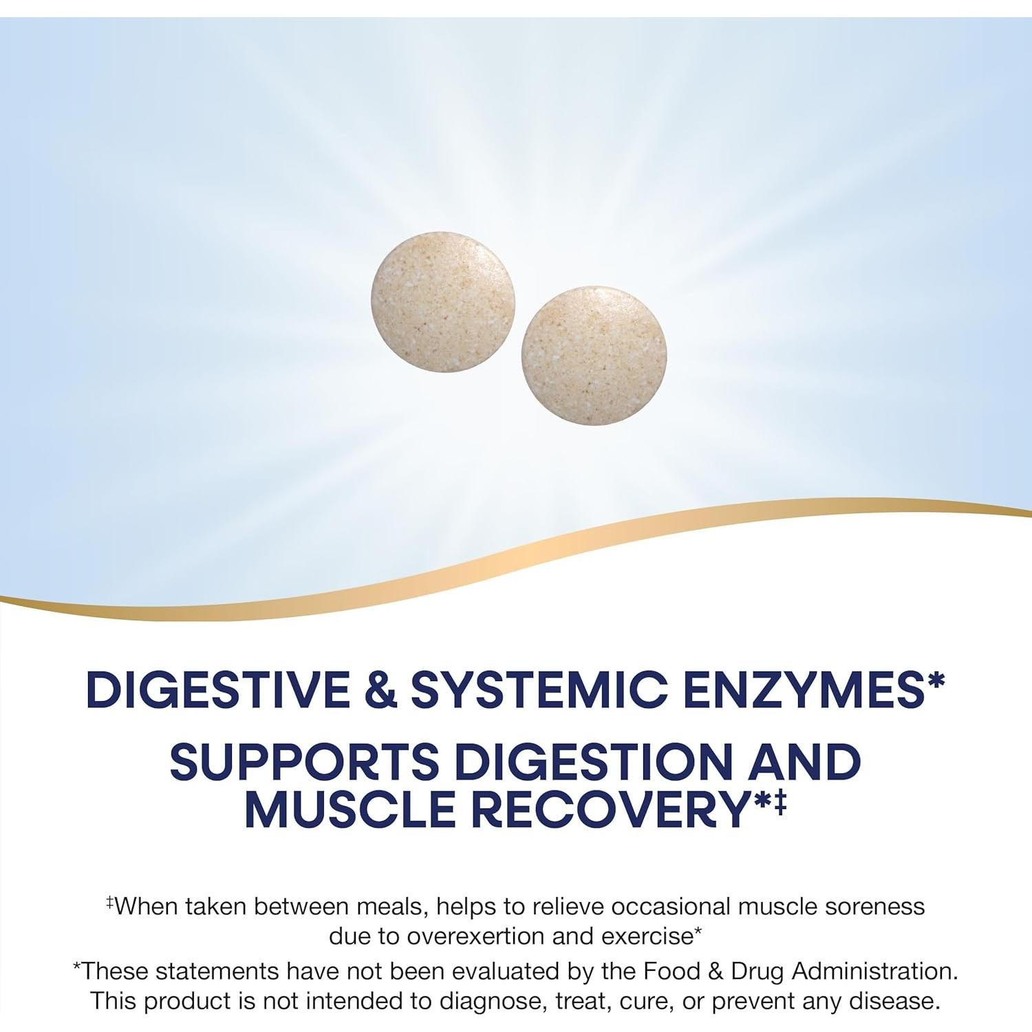 Mega-Zyme Nature's Way 200 Tabletas Enzimas Digestivas y Musculares