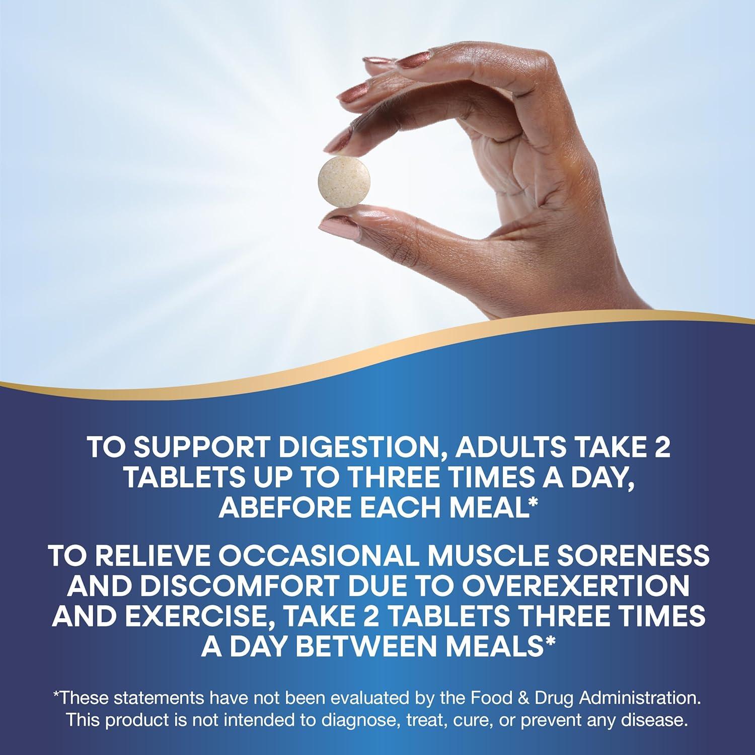 Mega-Zyme Nature's Way 200 Tabletas Enzimas Digestivas y Musculares