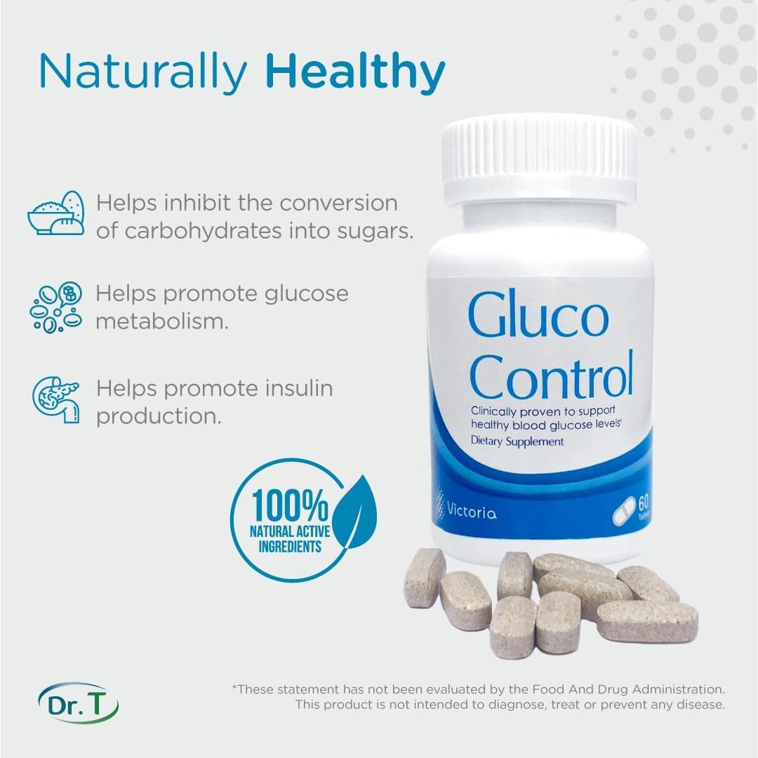 Suplemento Dietético Dr. T Gluco Control - 60 Cápsulas