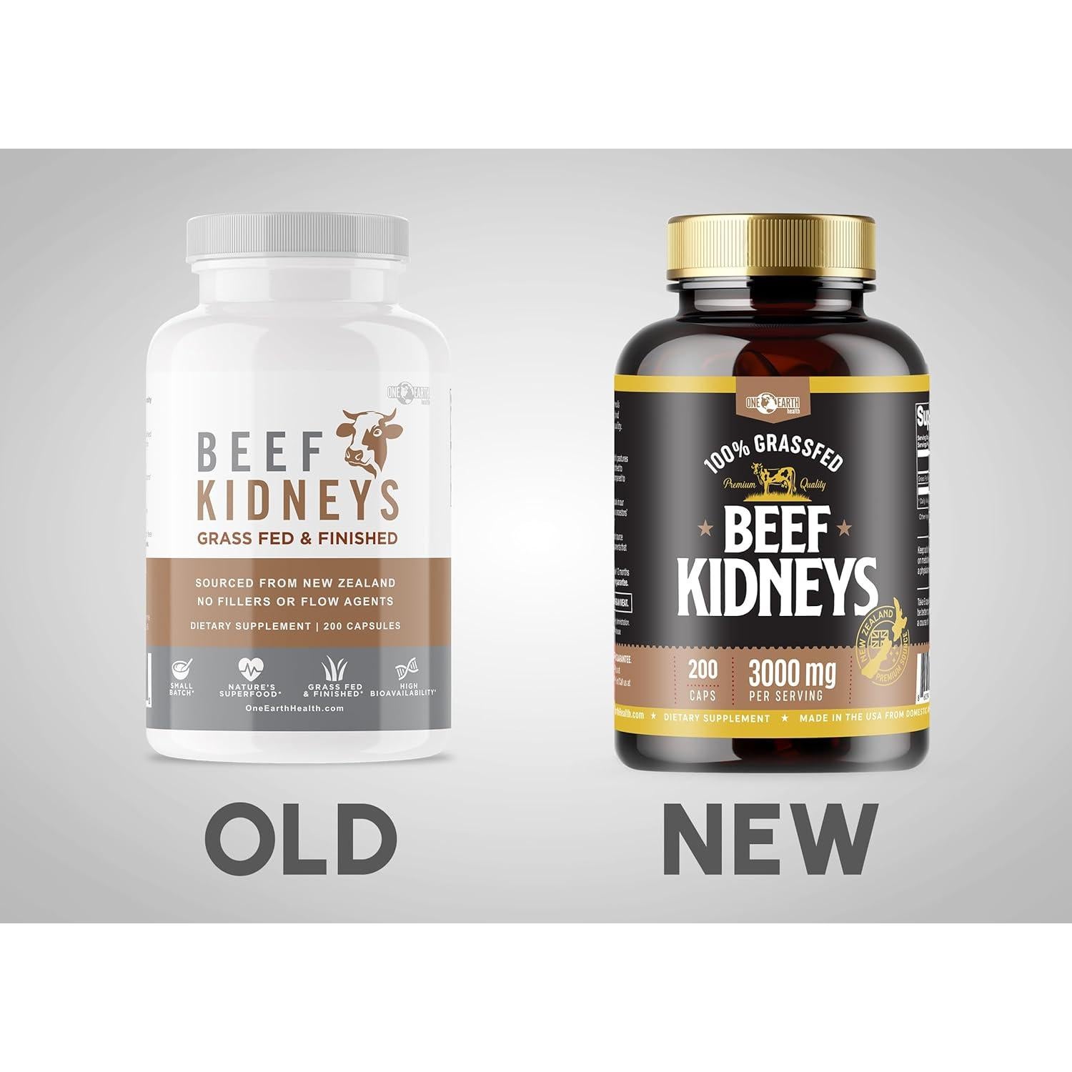 Suplemento de Riñón One Earth Health 200 Cápsulas 3000mg