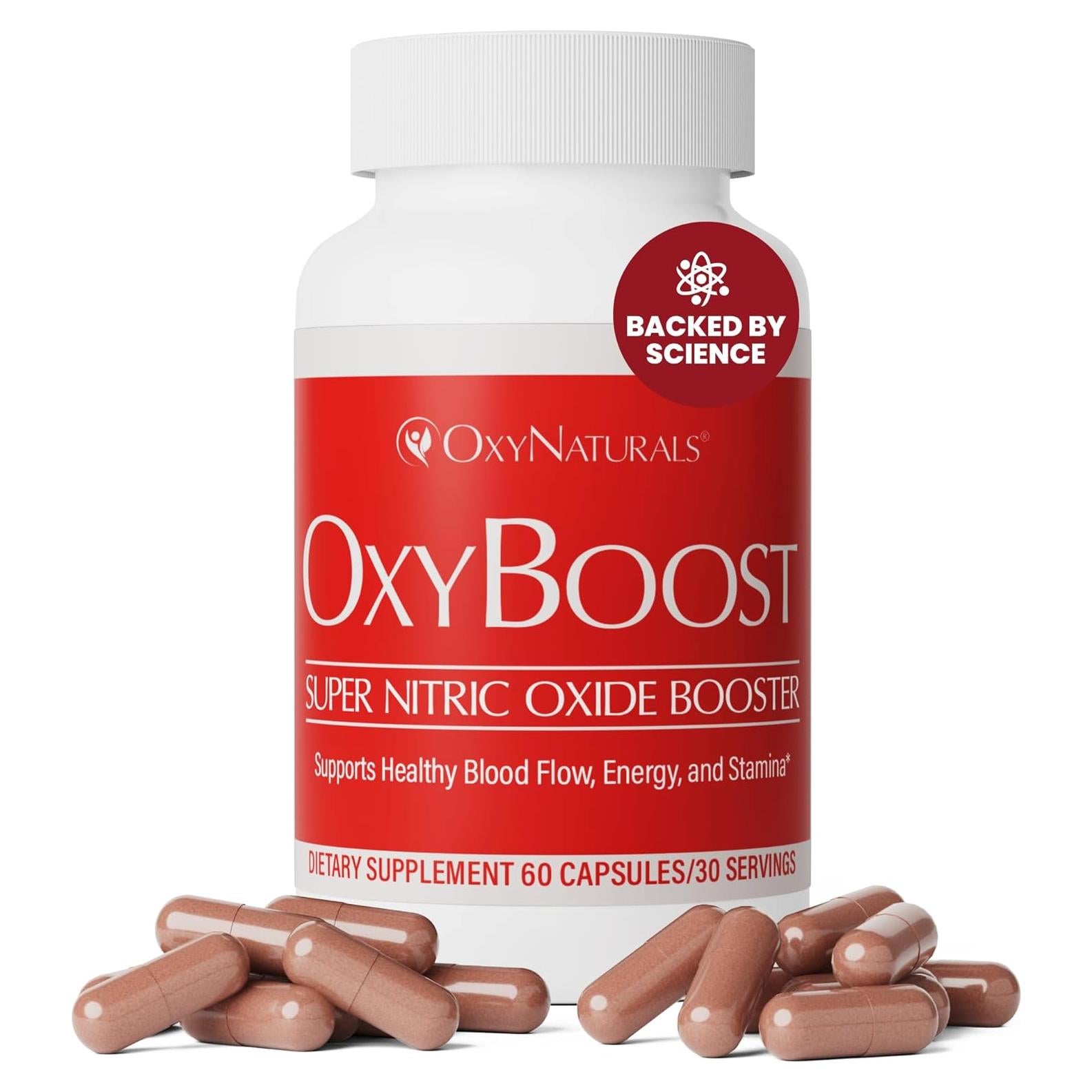 Suplemento OxyBoost OxyNaturals 60 Cápsulas - Circulación y Vitalidad