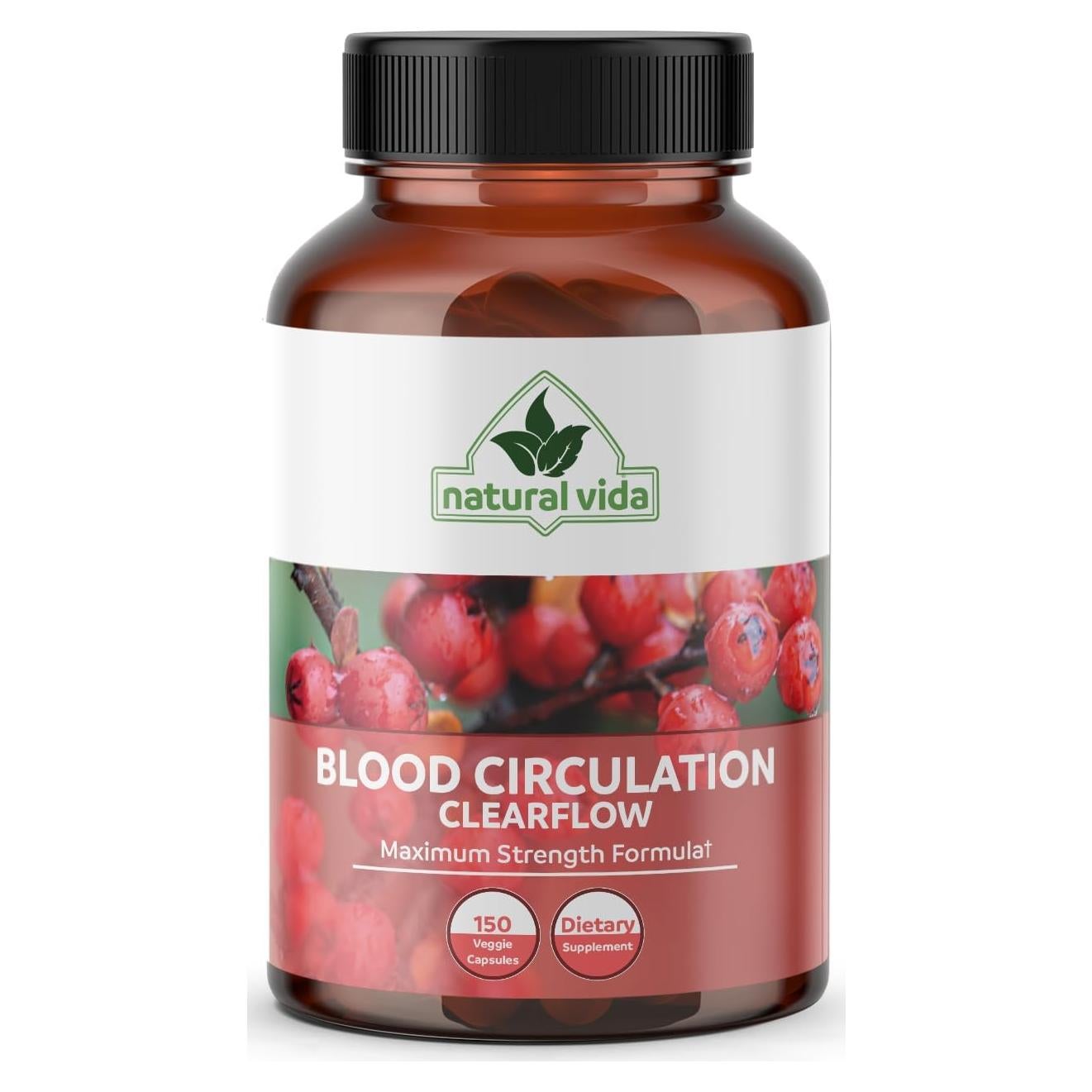 Suplemento Natural de Circulación Sanguínea 600mg - 150 Cápsulas