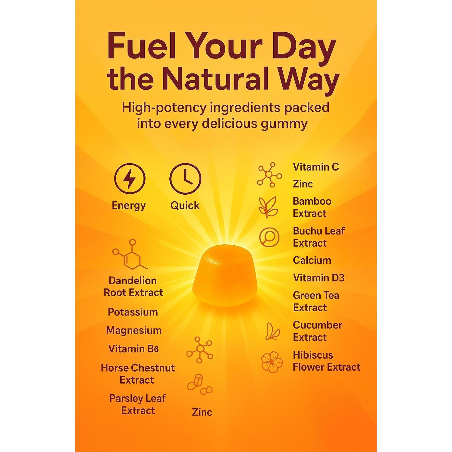 Gomitas Diuréticas NutraPerfecto 30g - Alivio Hinchazón y Digestión