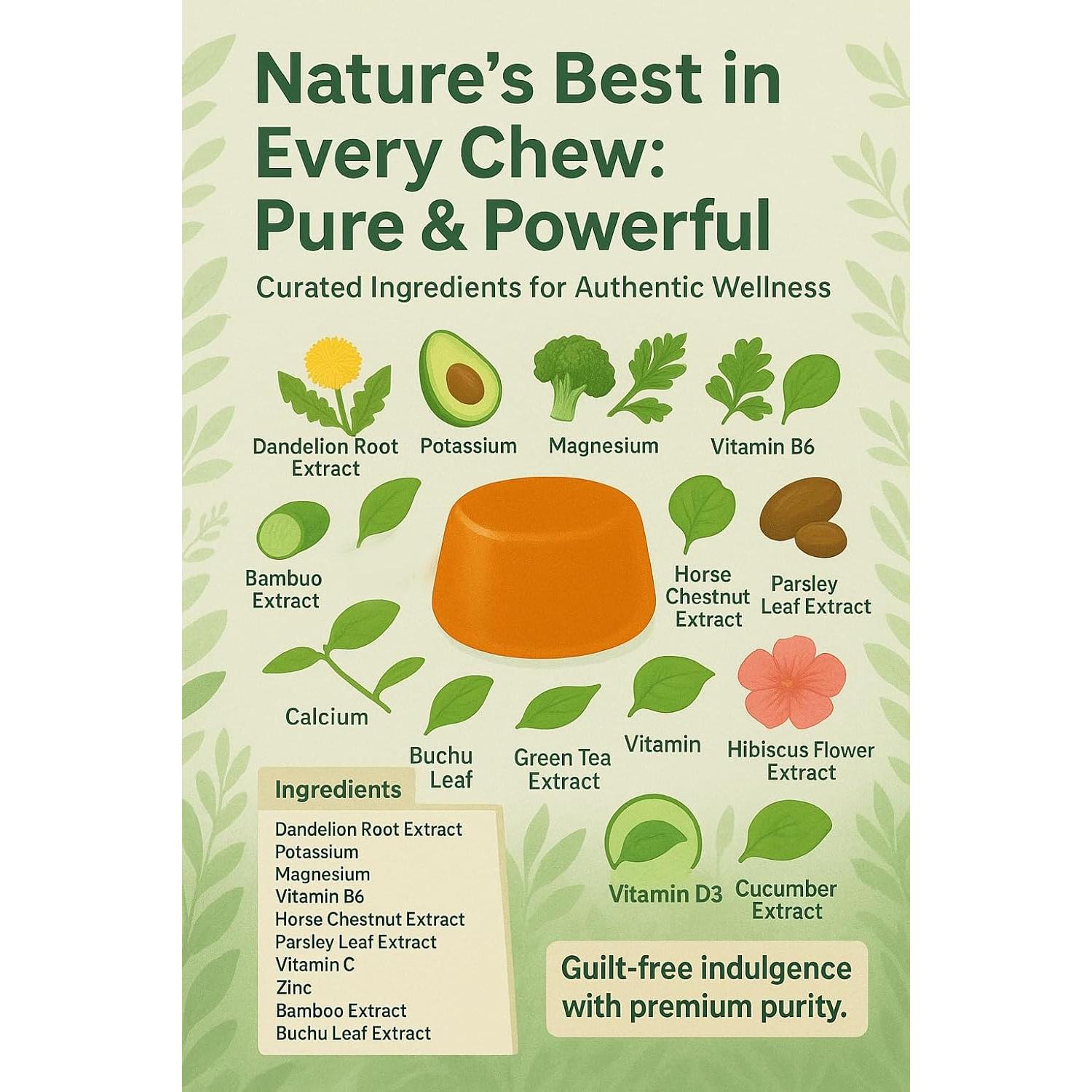 Gomitas Diuréticas NutraPerfecto 30g - Alivio Hinchazón y Digestión