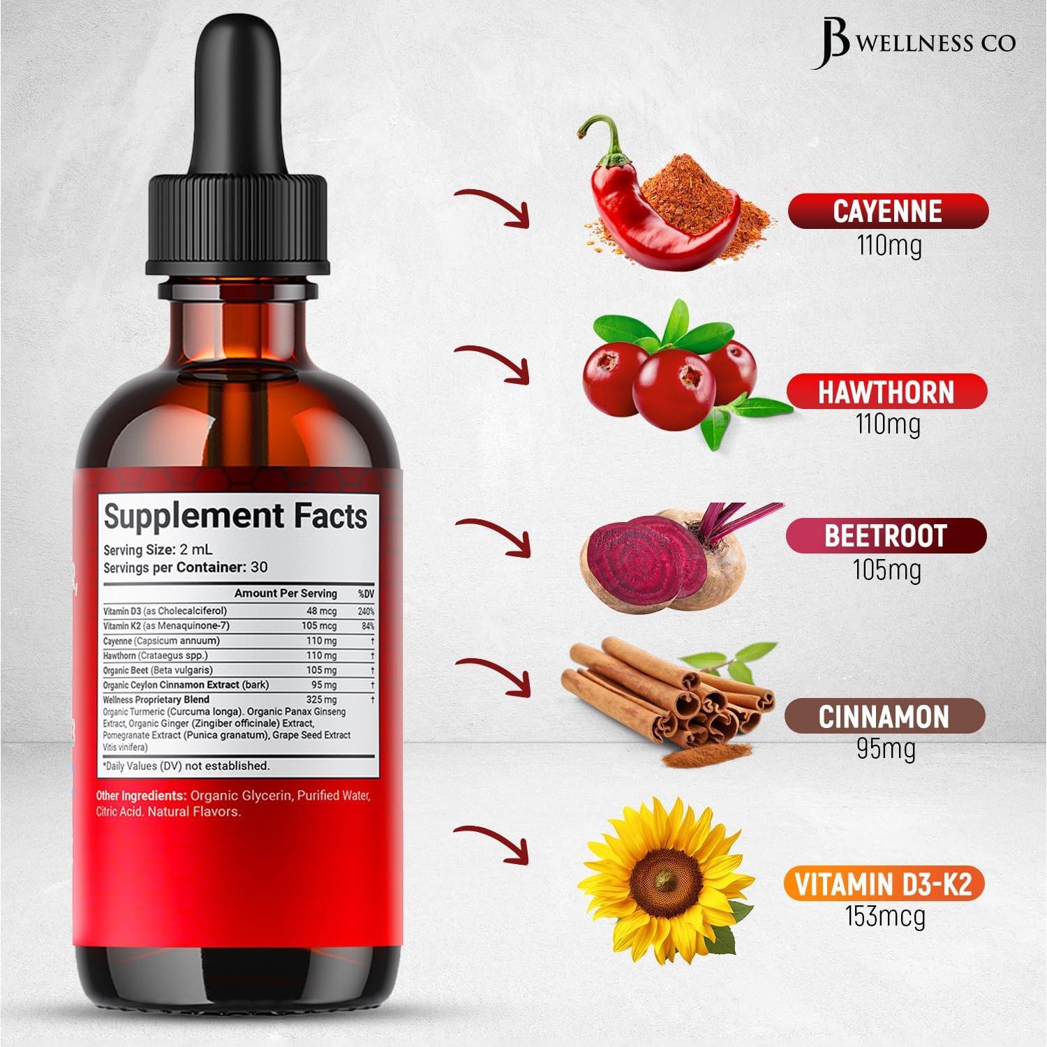 Suplemento Líquido de Pimienta de Cayena JB Wellness 170g