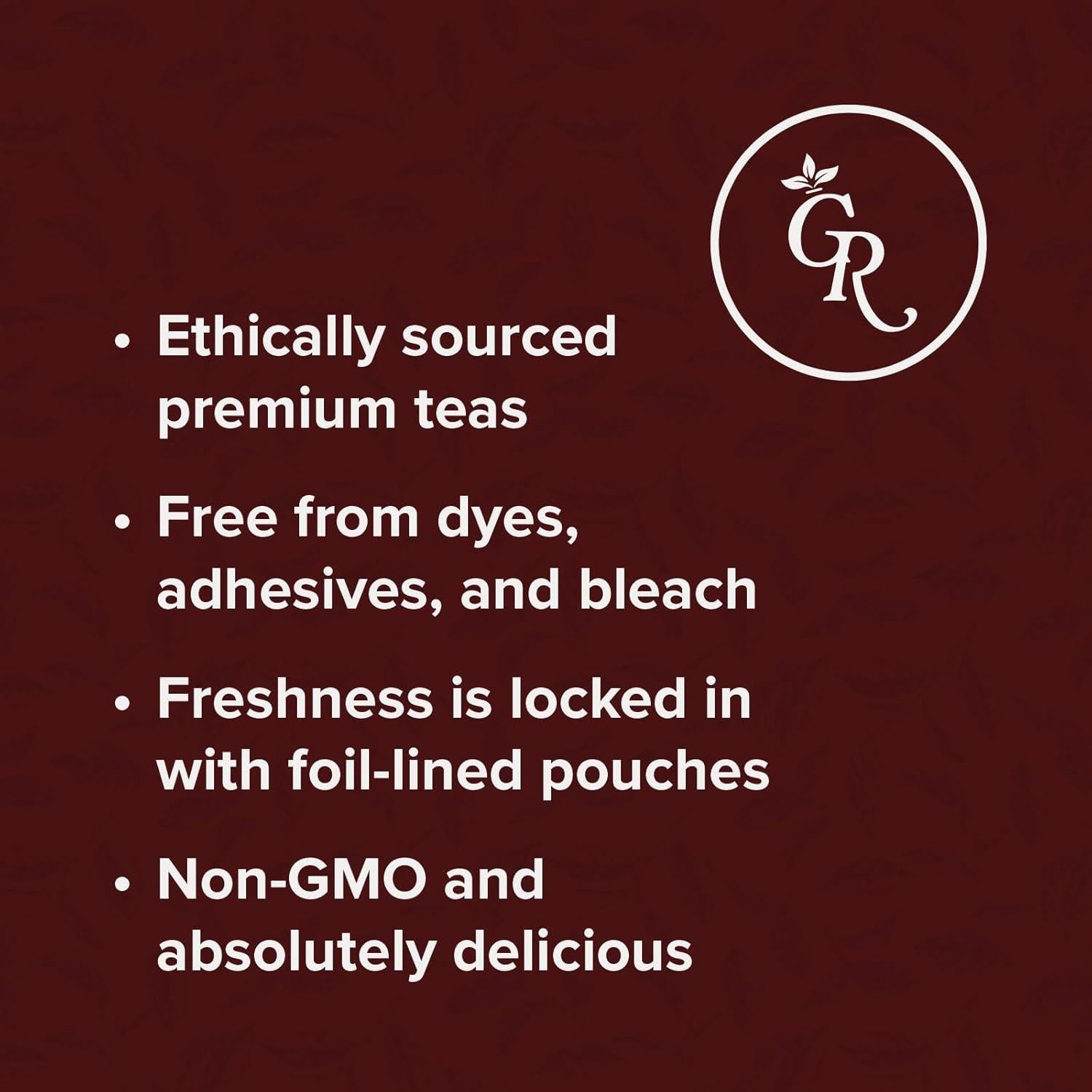 Té de Hibisco Gourmet Royale 100 Bolsitas Sostenibles Sin Cafeína