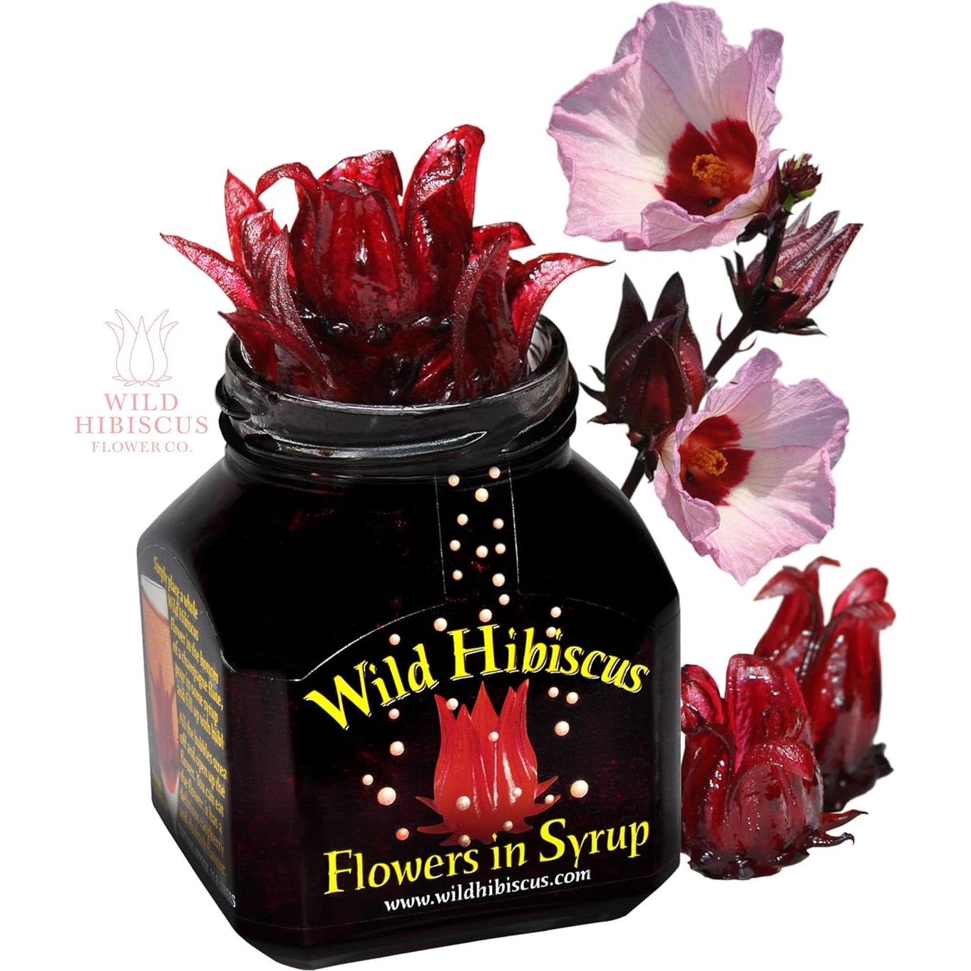 Flores de Hibisco Silvestre en Jarabe Wild Hibiscus 250 g