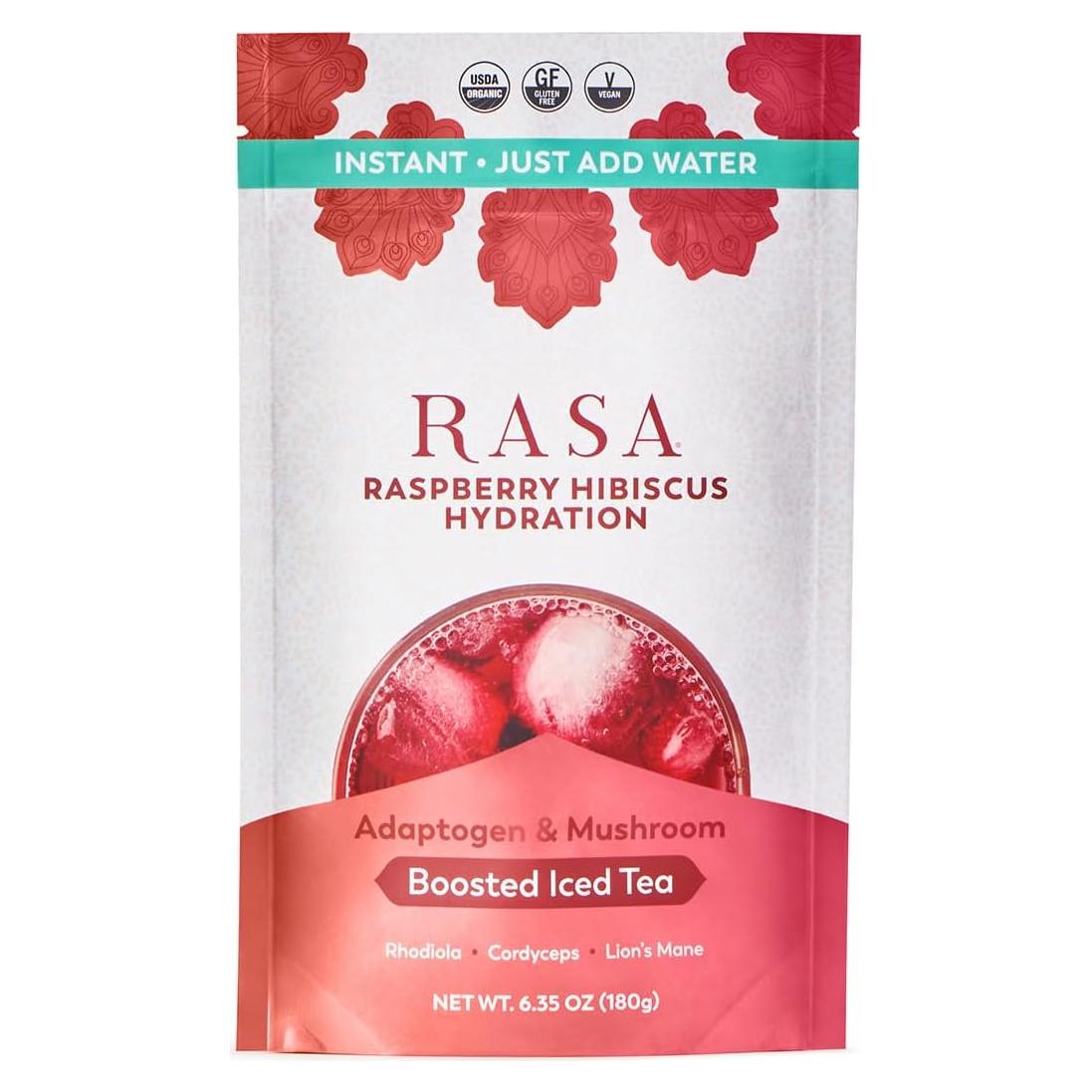 Té Helado Orgánico Rasa Frambuesa Hibisco 170g - 24 Porciones