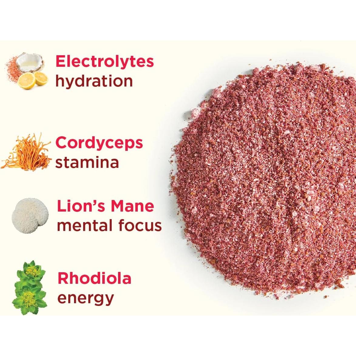 Té Helado Orgánico Rasa Frambuesa Hibisco 170g - 24 Porciones