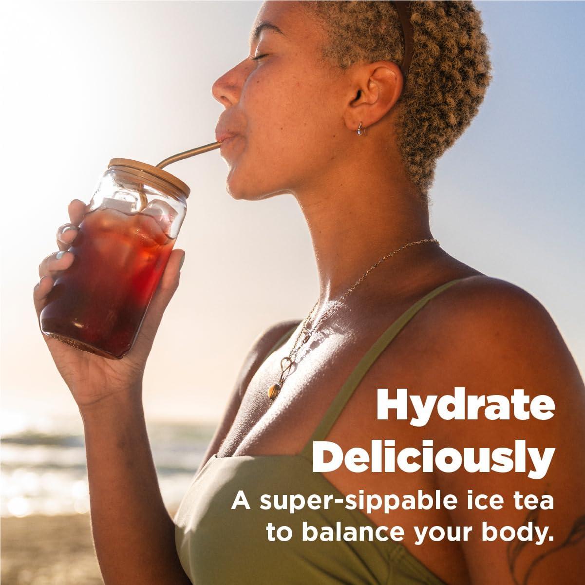 Té Helado Orgánico Rasa Frambuesa Hibisco 170g - 24 Porciones