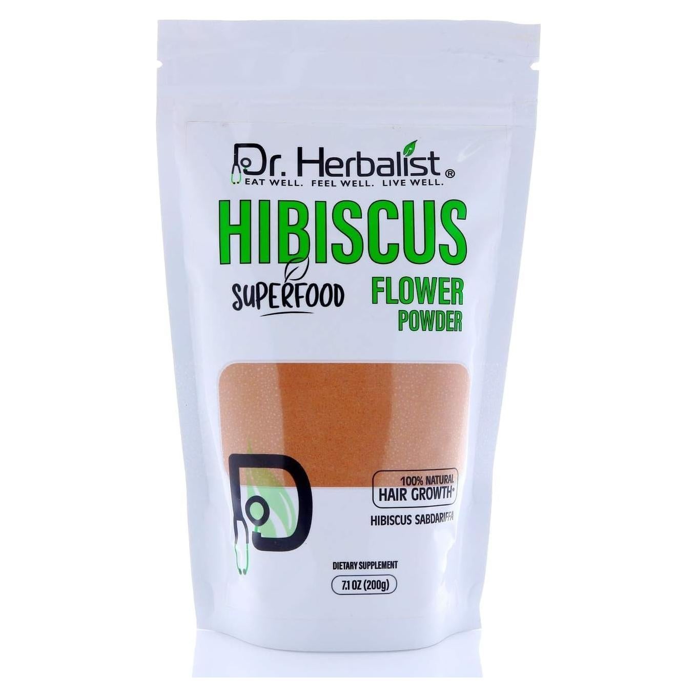Polvo de Hibisco Dr. Herbalist 200g - Belleza y Bienestar