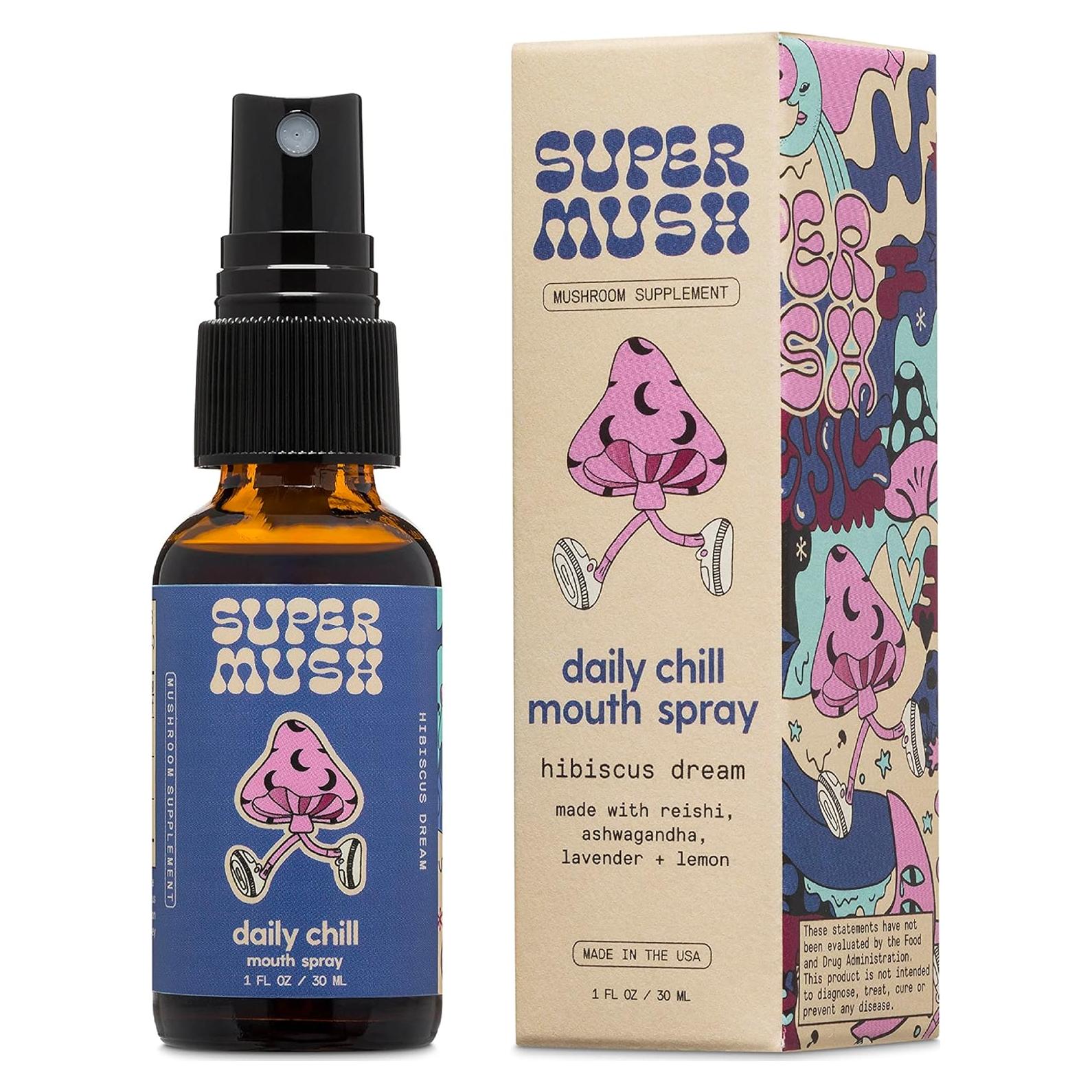 Spray Bucal SuperMush Daily Chill 30ml | Suplemento Relajante