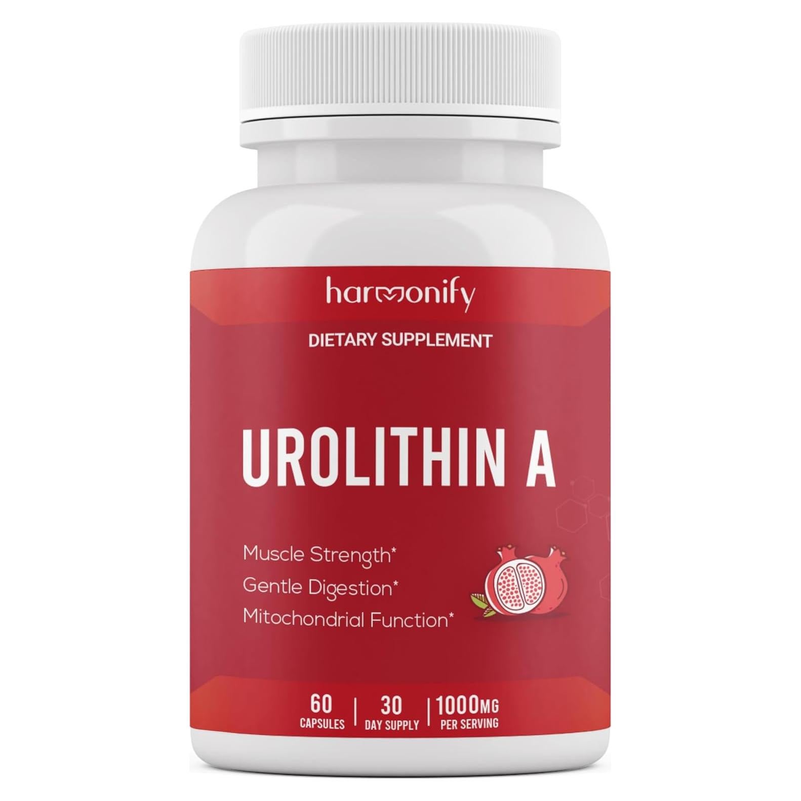 Suplemento Urolitina A Harmonify 1000 mg - 30 Cápsulas