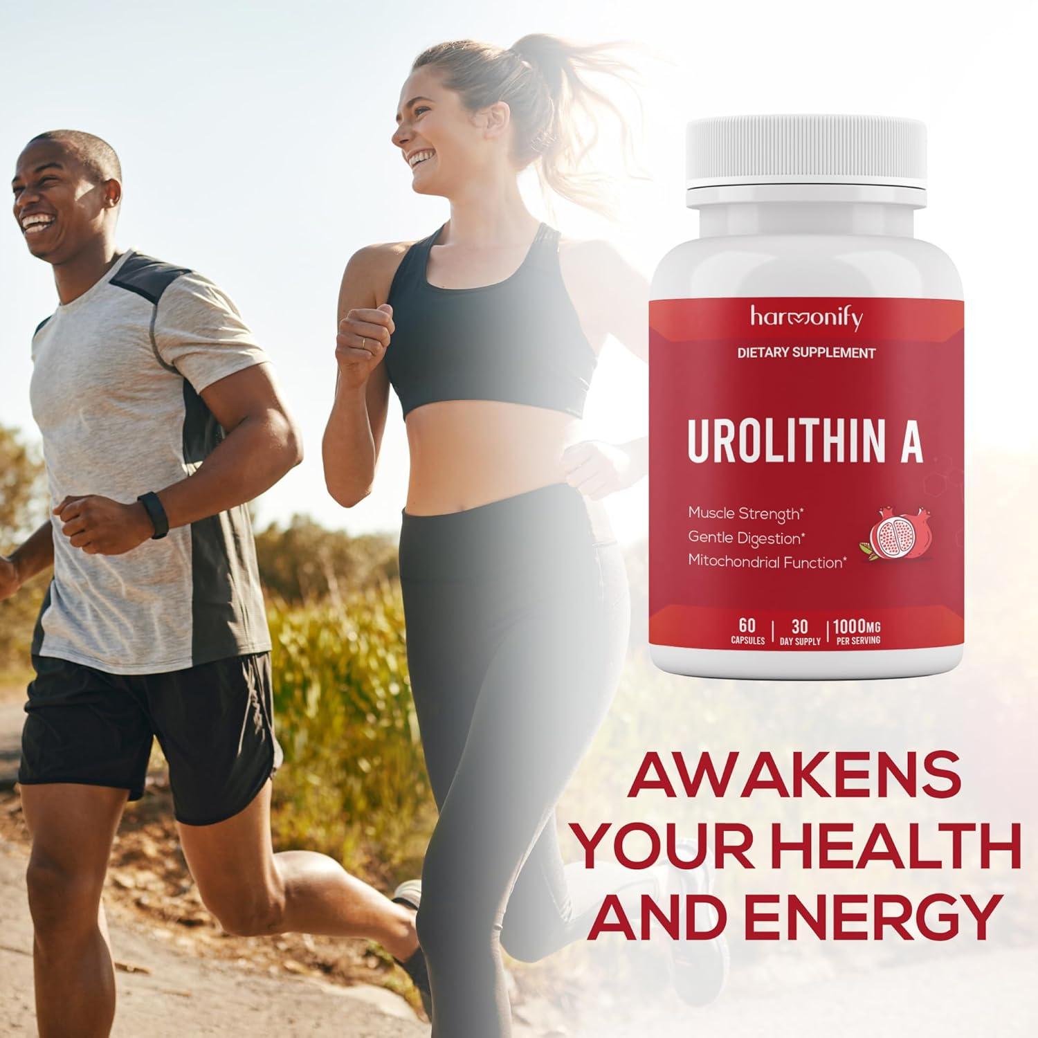 Suplemento Urolitina A Harmonify 1000 mg - 30 Cápsulas