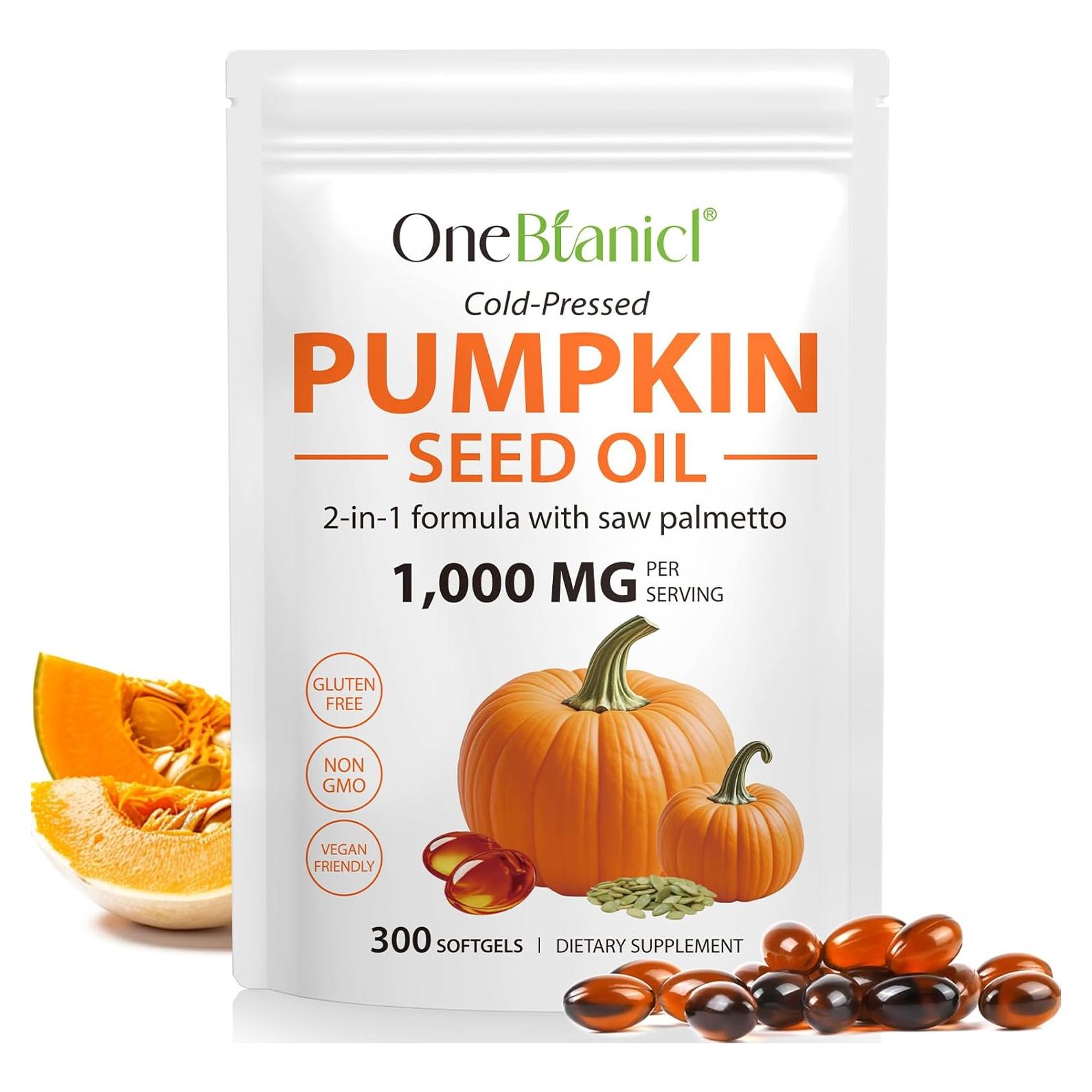 Cápsulas de Aceite de Semilla de Calabaza NIFEISHI 300 Softgel