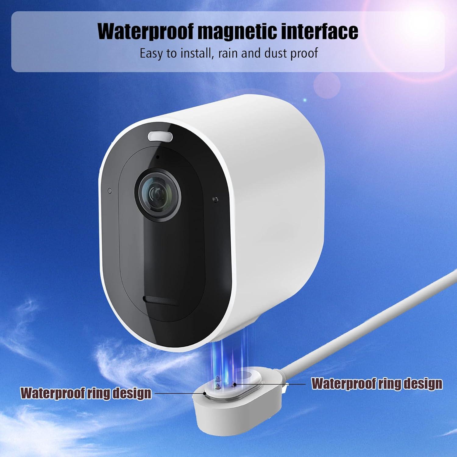 Cargador Solar Rhorawill 5V 4W para Cámara Arlo Pro 3/4/5S