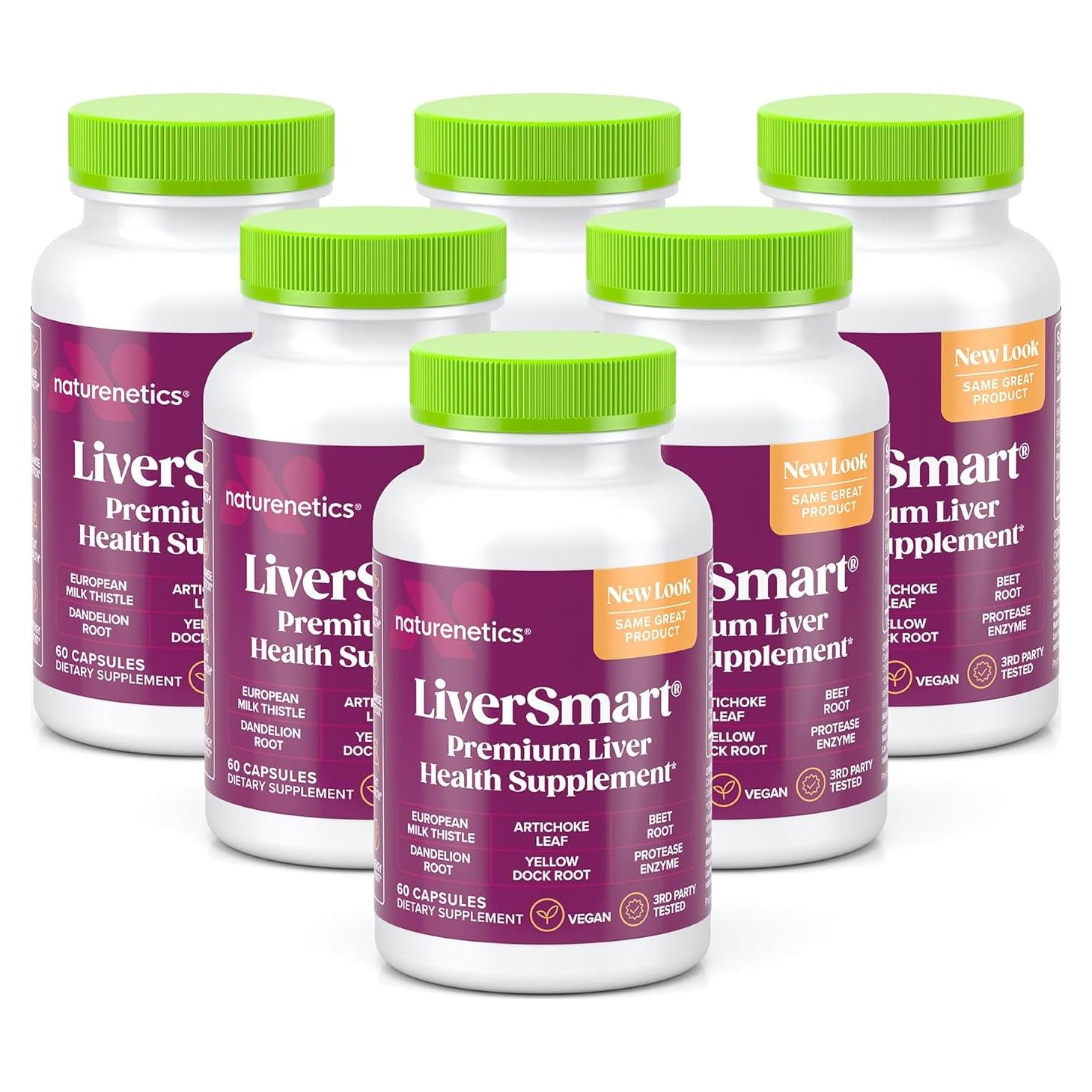 LiverSmart Suplemento Hepático Naturenetics 6 Cápsulas