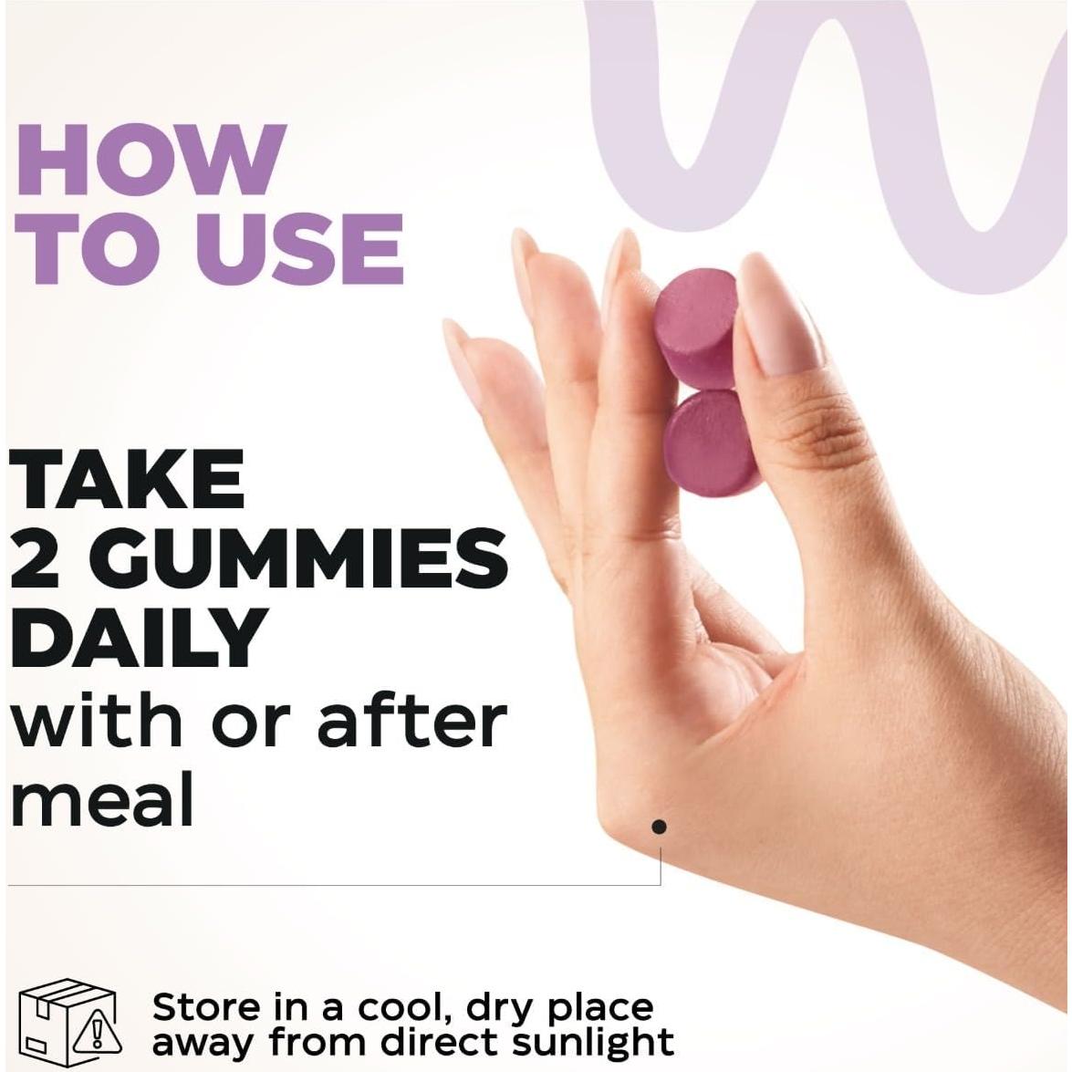 Gomitas de Musgo Marino Wellneum 3000 mg 60 Conteo Veganas