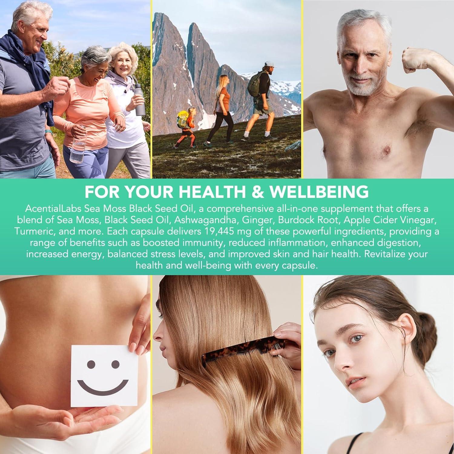 Suplemento de Aceite de Semilla de Sámara de Mar KITNOBLIS 120 Cápsulas